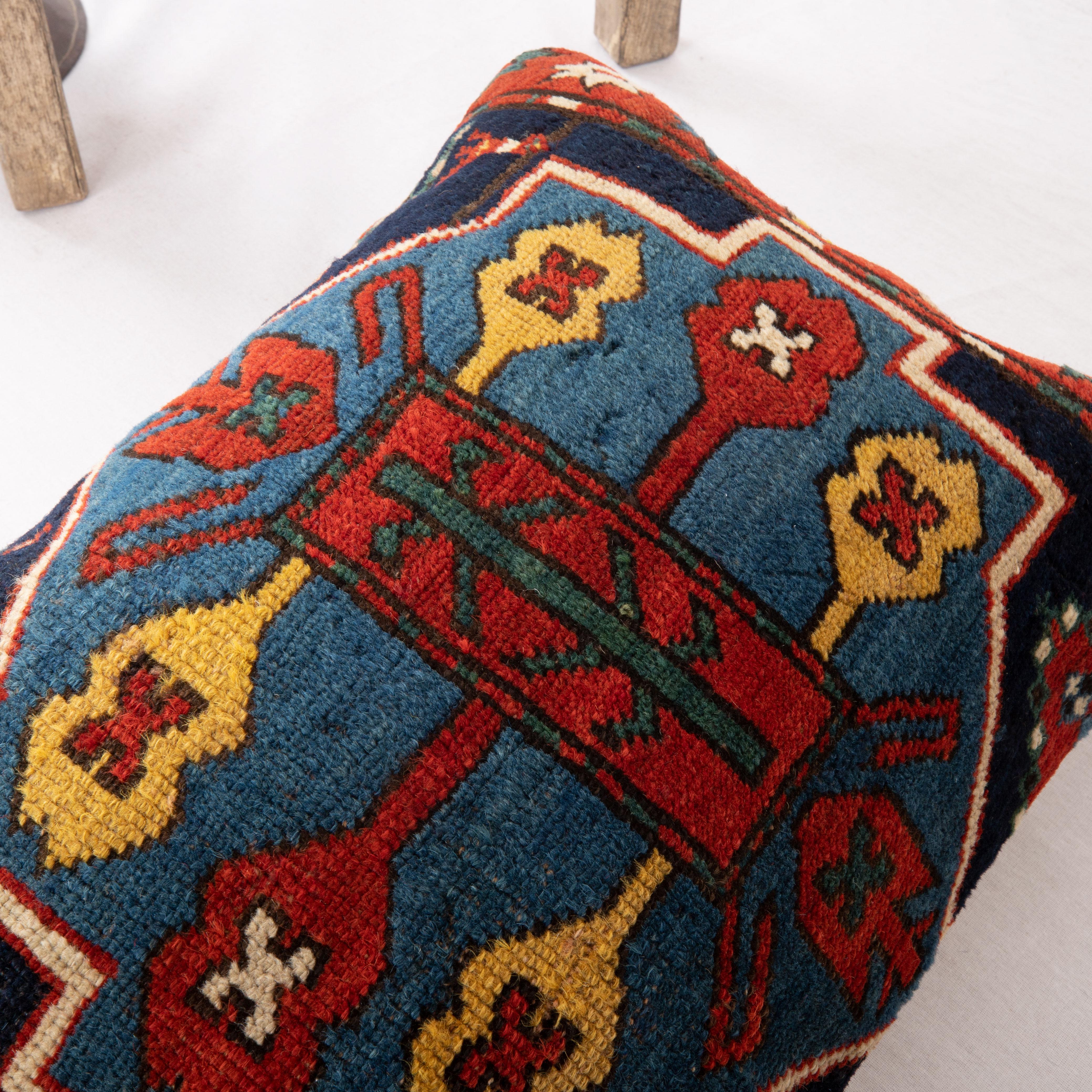 Antique Karabagh Rug Pillow Cover, Early 20th C In Good Condition For Sale In Istanbul, TR