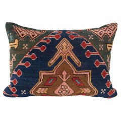 Antique Karabagh Rug Pillow Cover, Early 20th C.