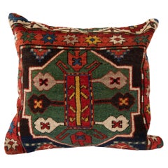 Antique Karabagh Rug Pillow Cover, Early 20th
