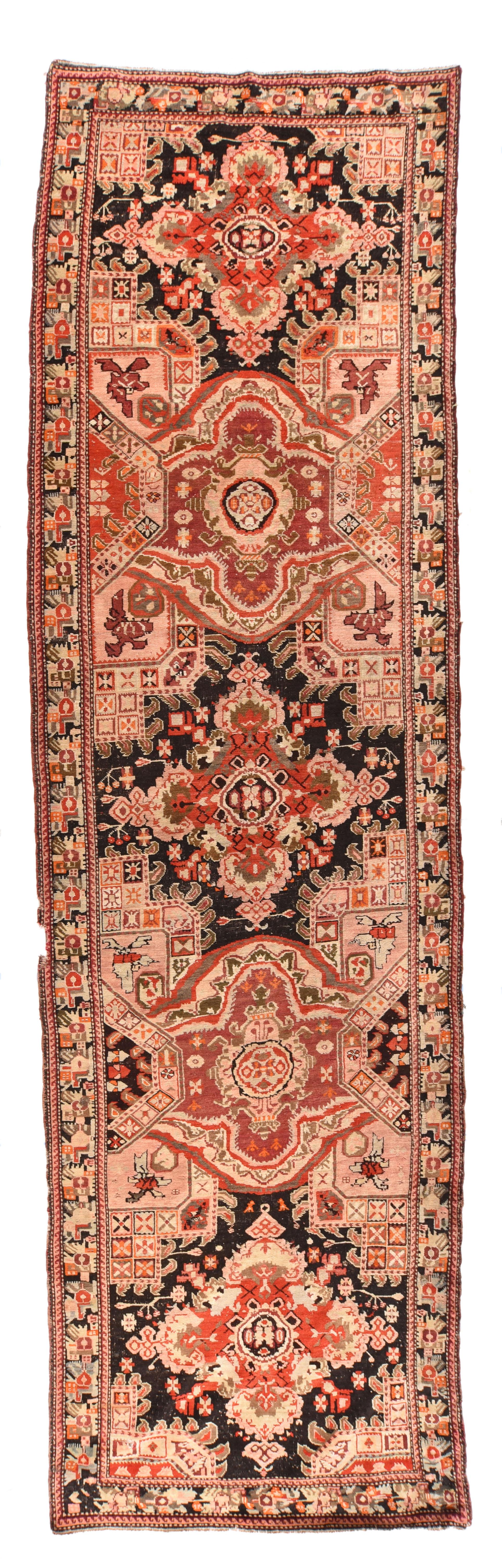 Early 20th Century Antique Karabagh Runner For Sale