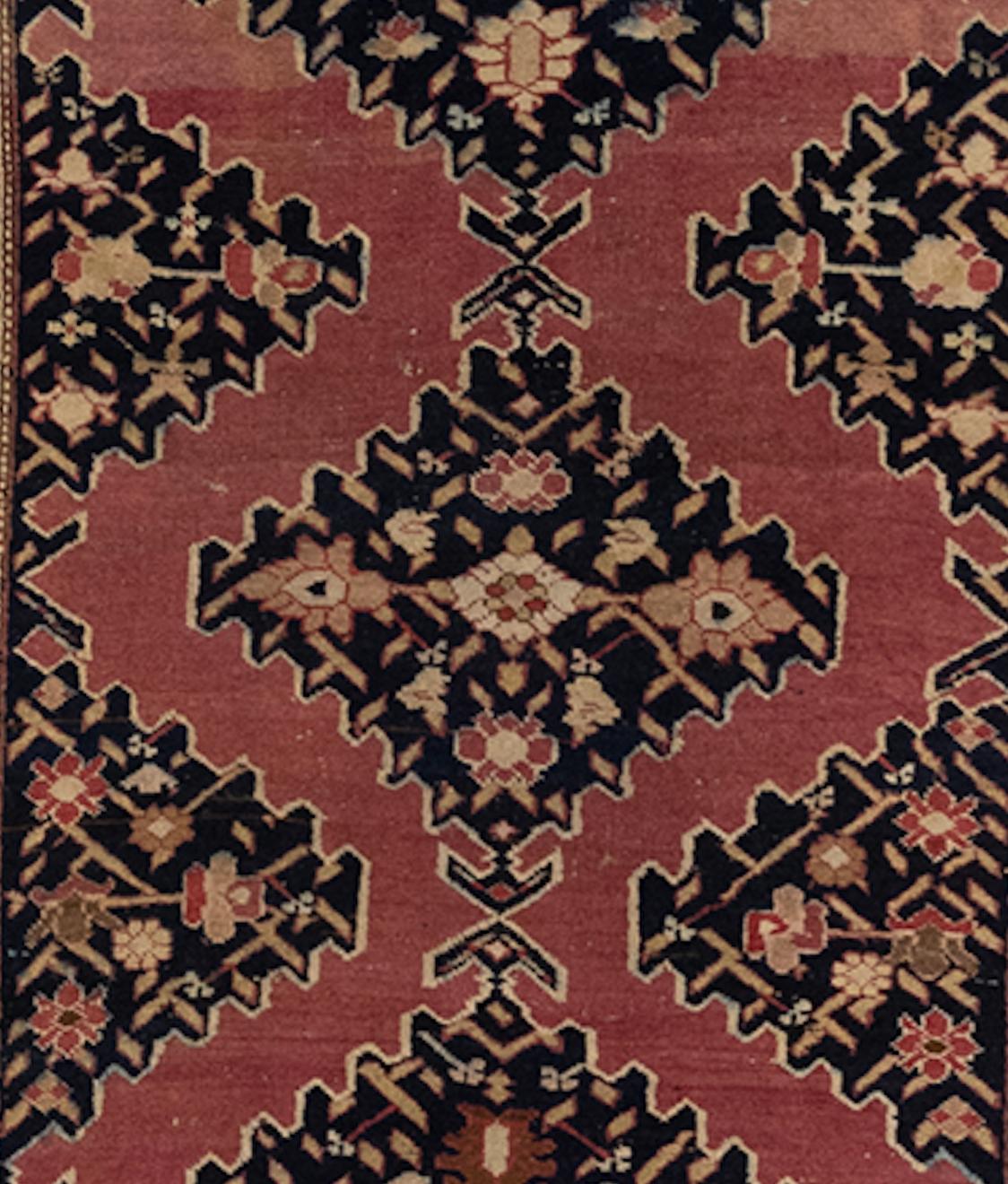 Antique Karabagh Runner, circa 1900s In Good Condition For Sale In Los Angeles, CA