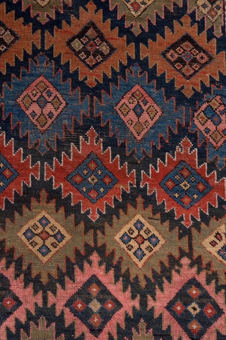 Antique Karabagh Runner In Good Condition For Sale In New York, NY