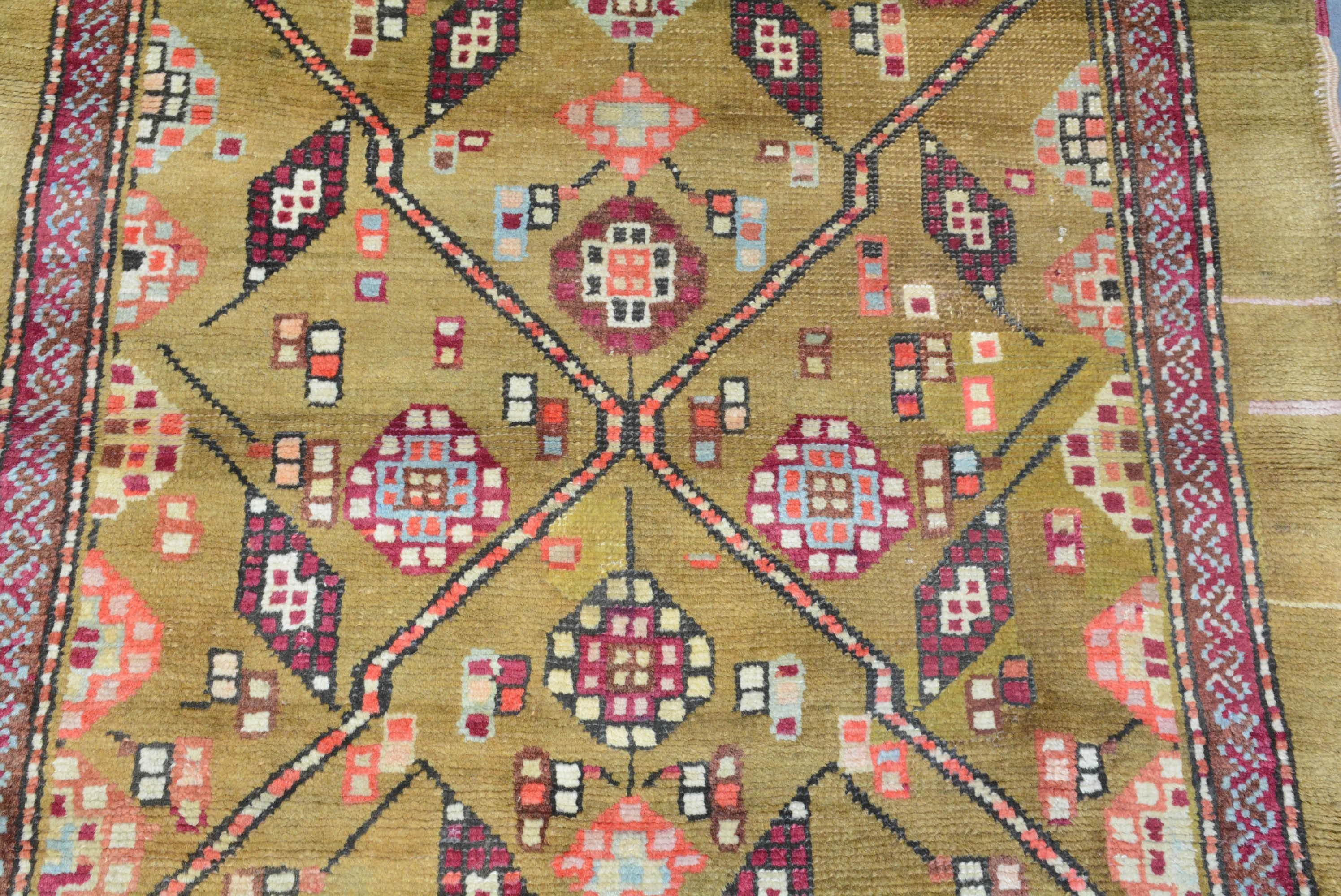 XIXe siècle Tapis de couloir antique Karabagh en vente