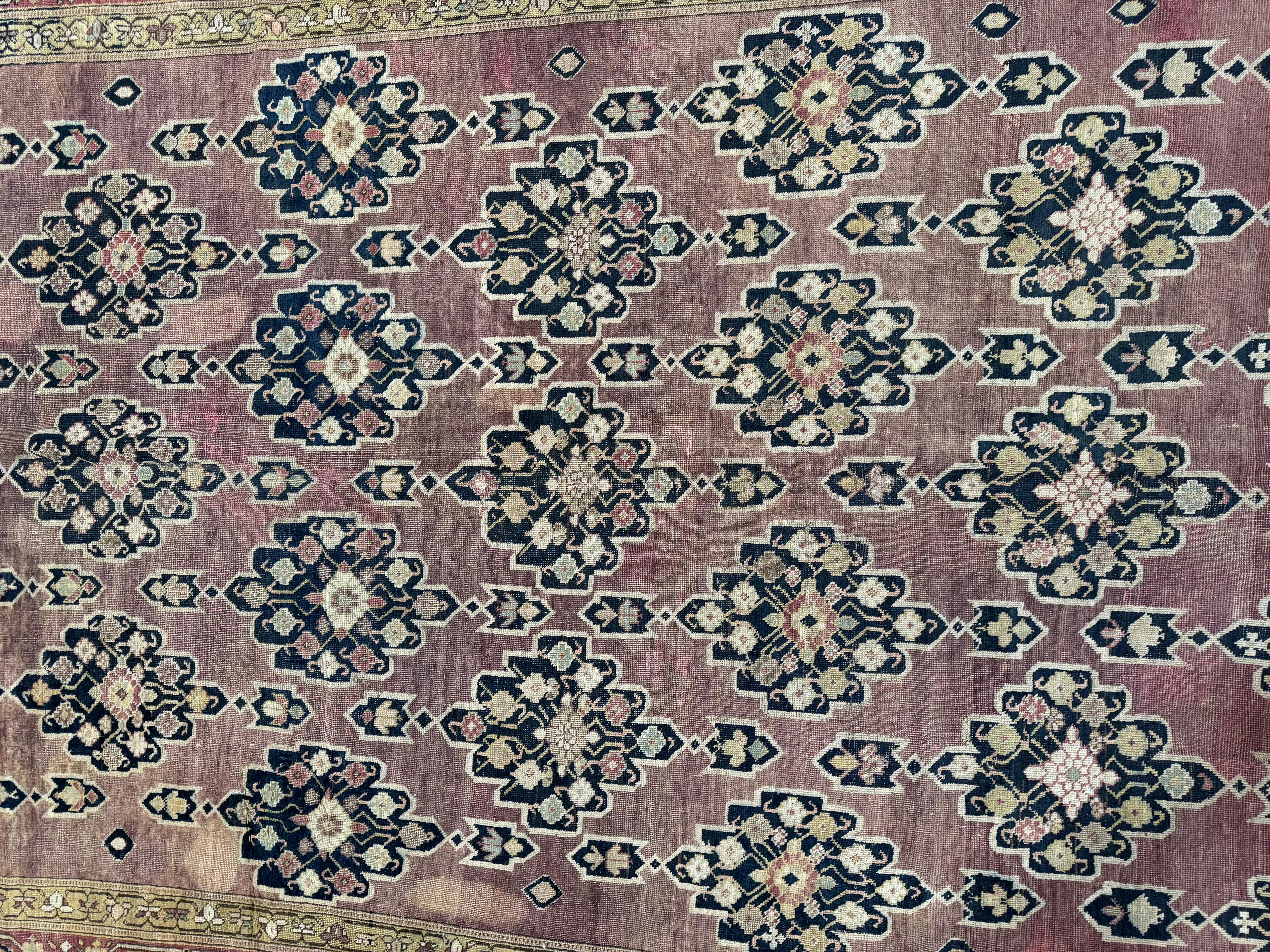 Antiker Karabagh Läufer Teppich - 18'3