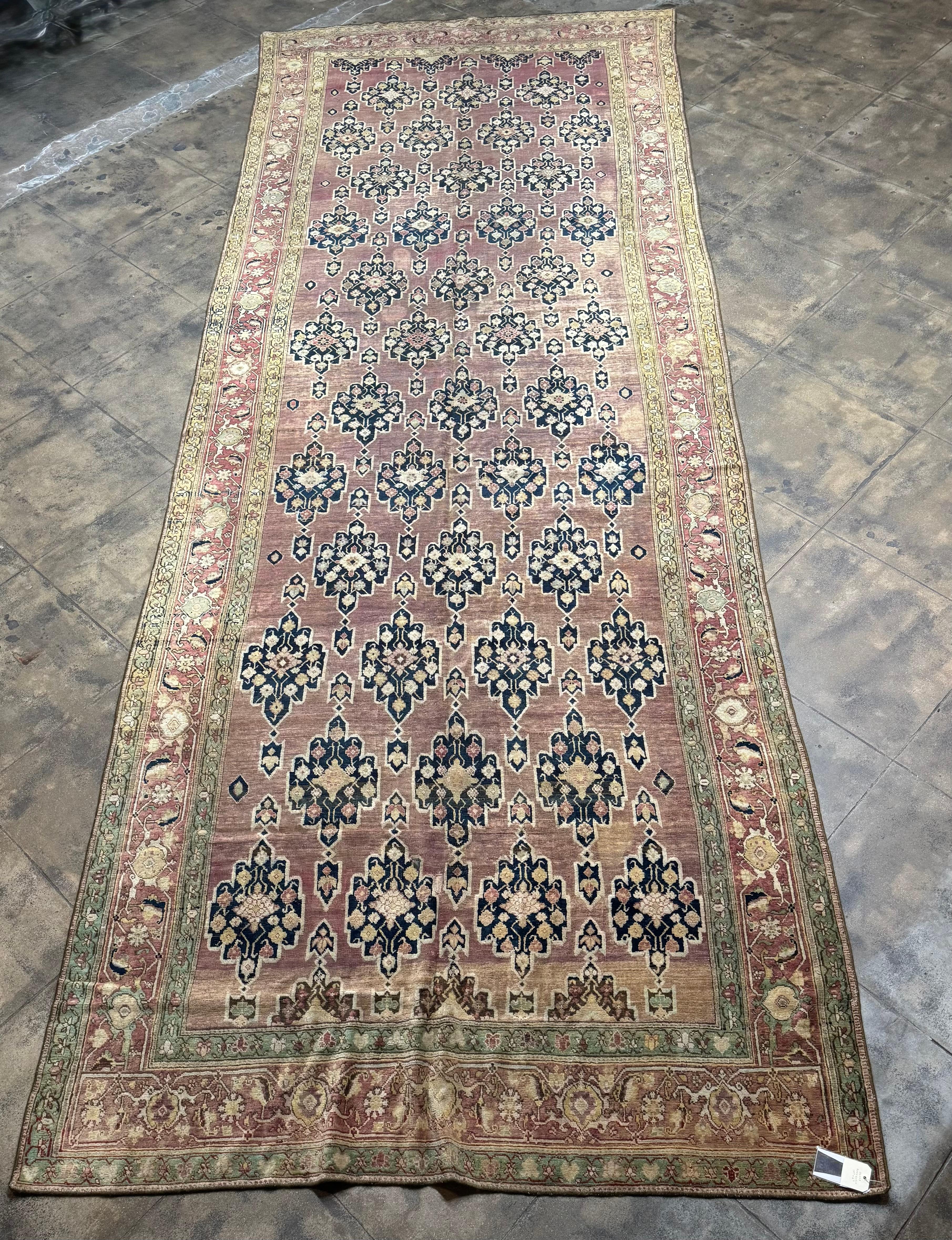 Antiker Karabagh Läufer Teppich - 18'3