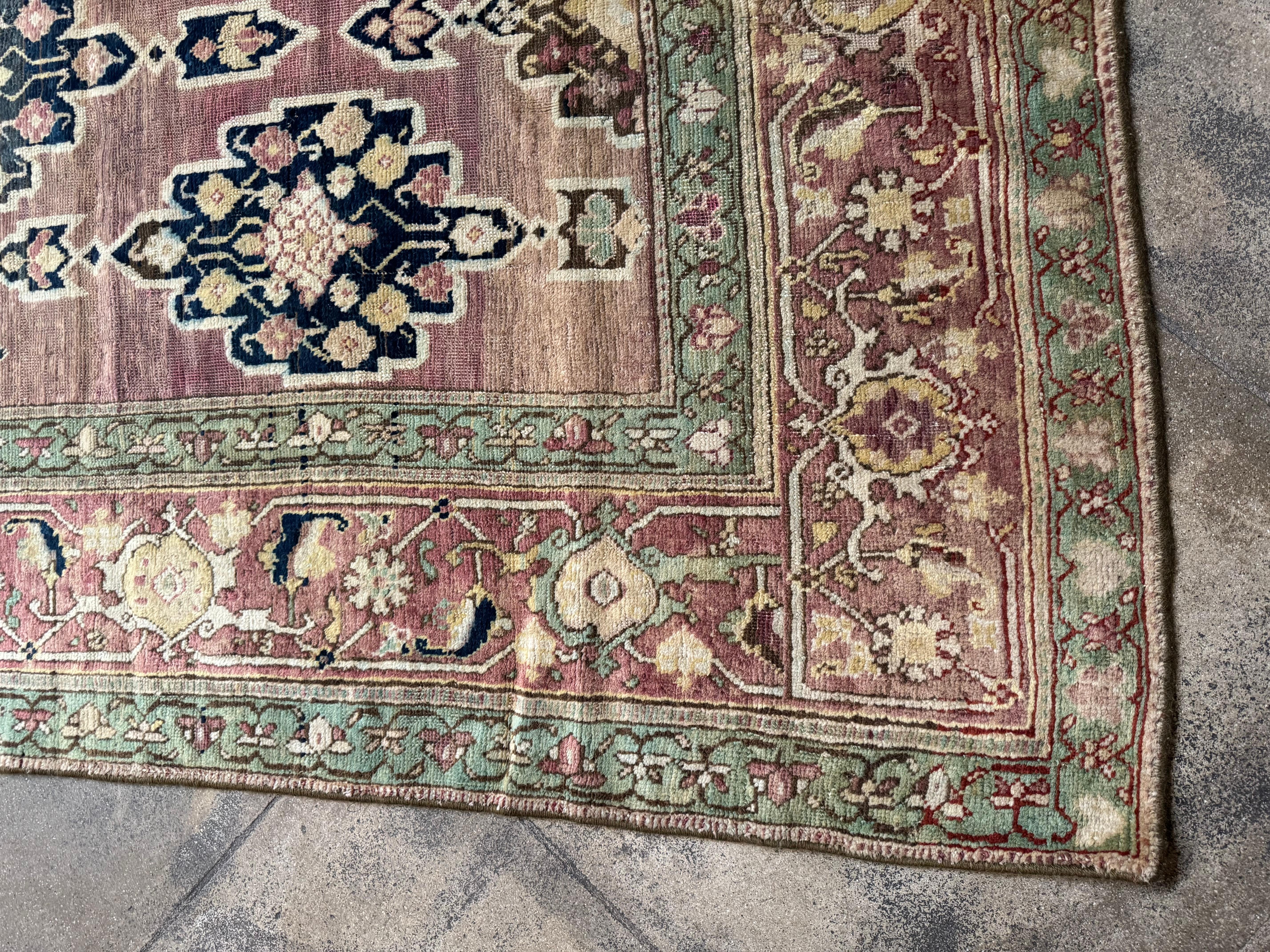 Antiker Karabagh Läufer Teppich - 18'3