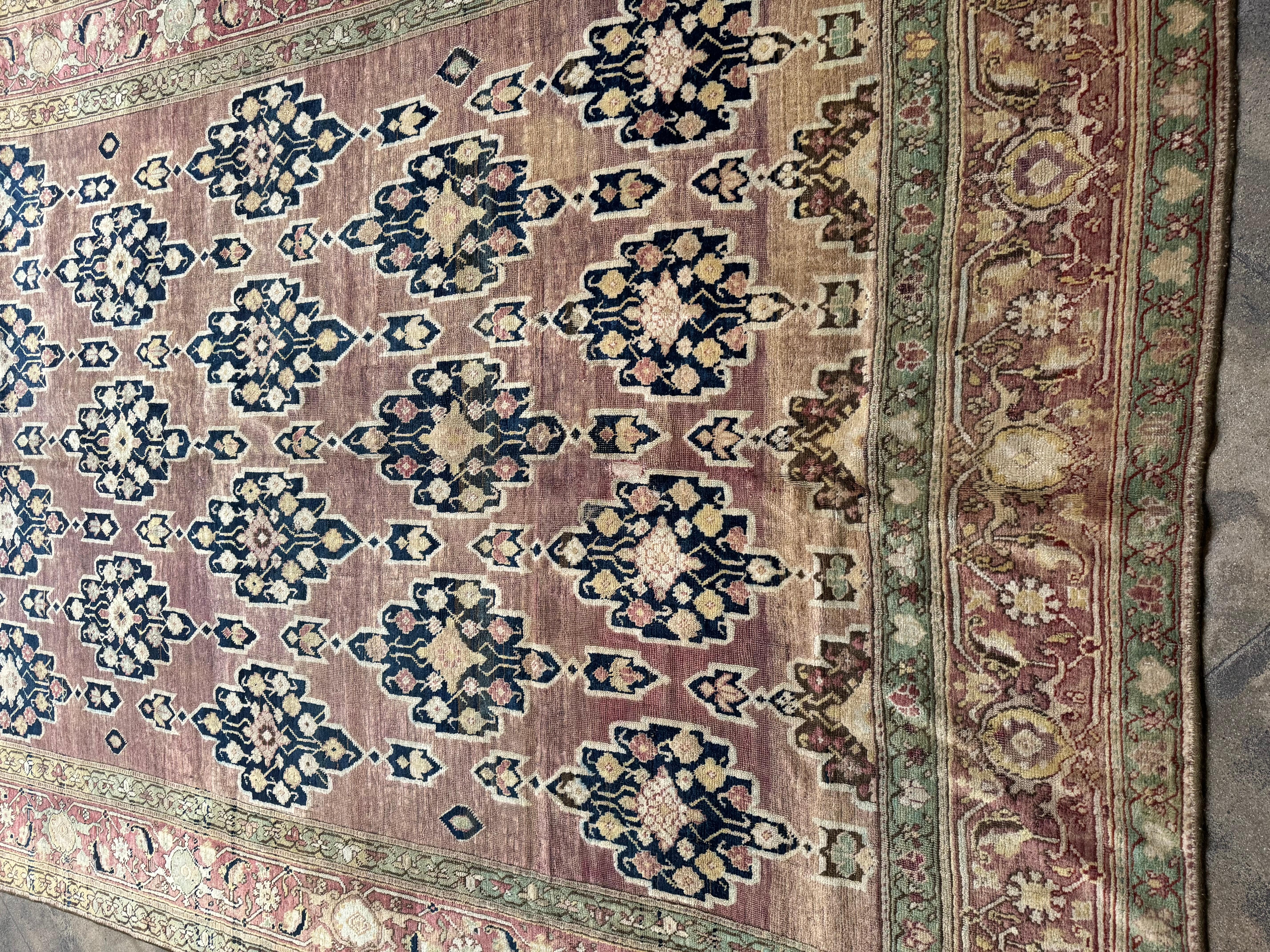 Antiker Karabagh Läufer Teppich - 18'3