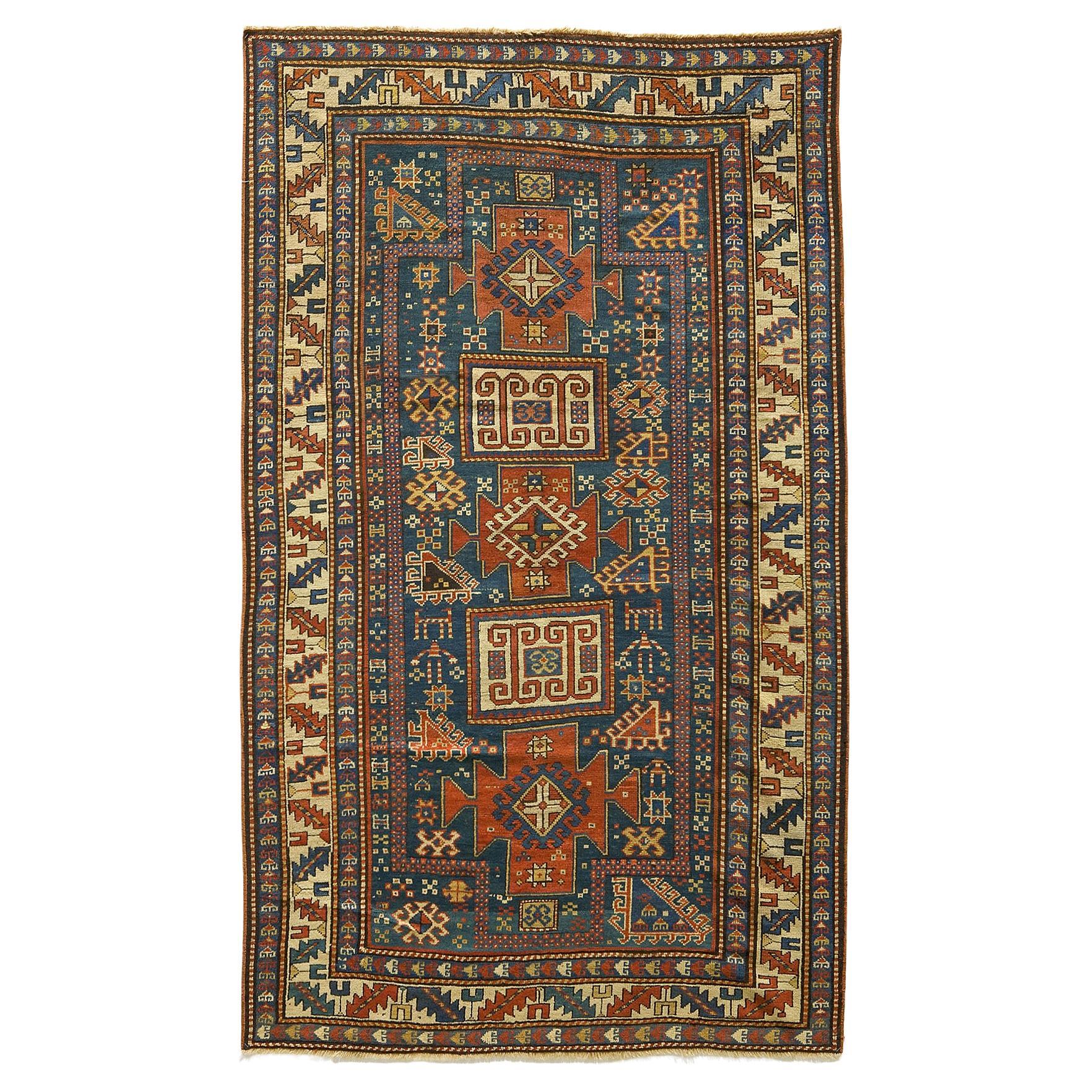Antique Karachopf Kazak Prayer Rug