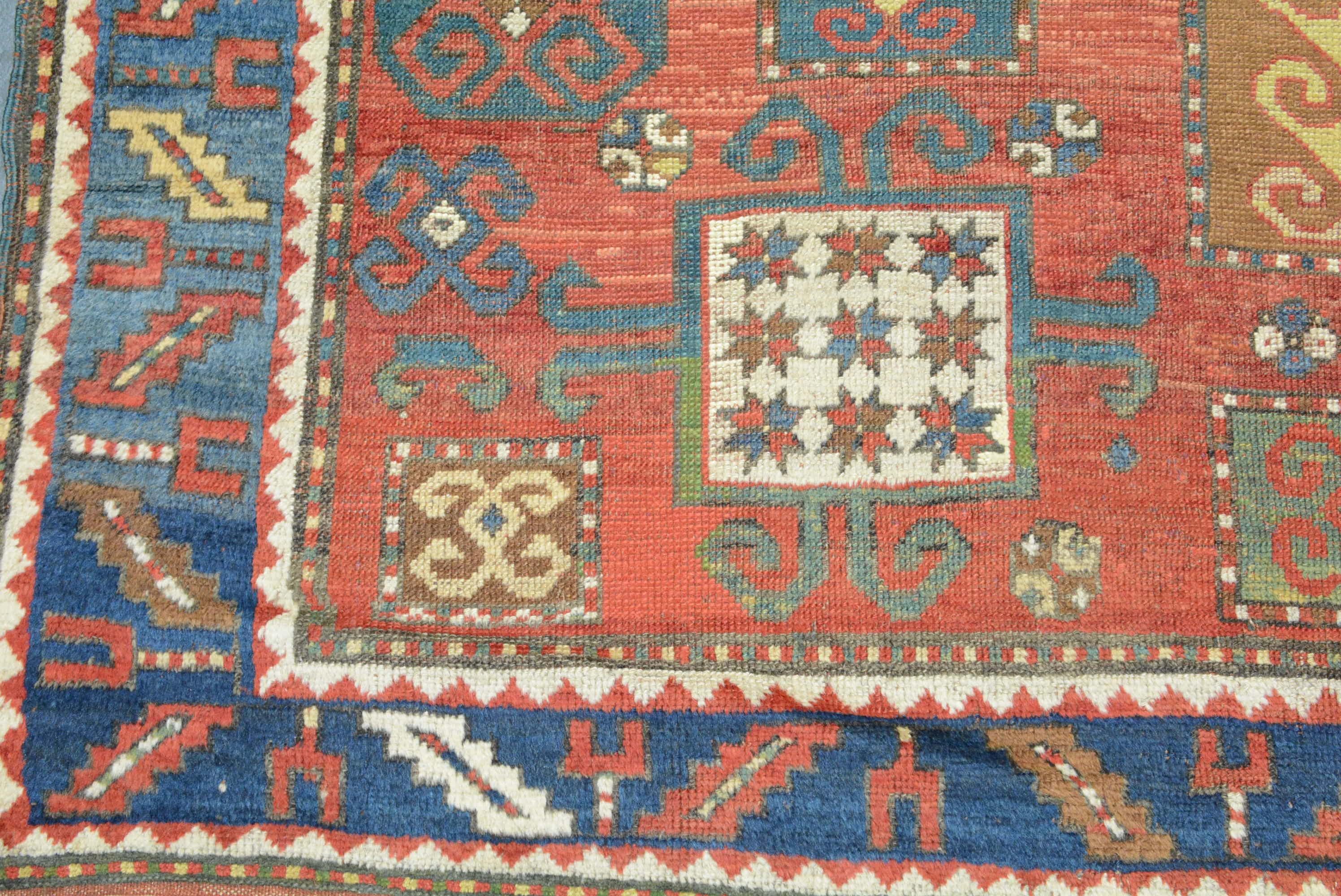 Tribal Antique Karachopf Kazak Rug