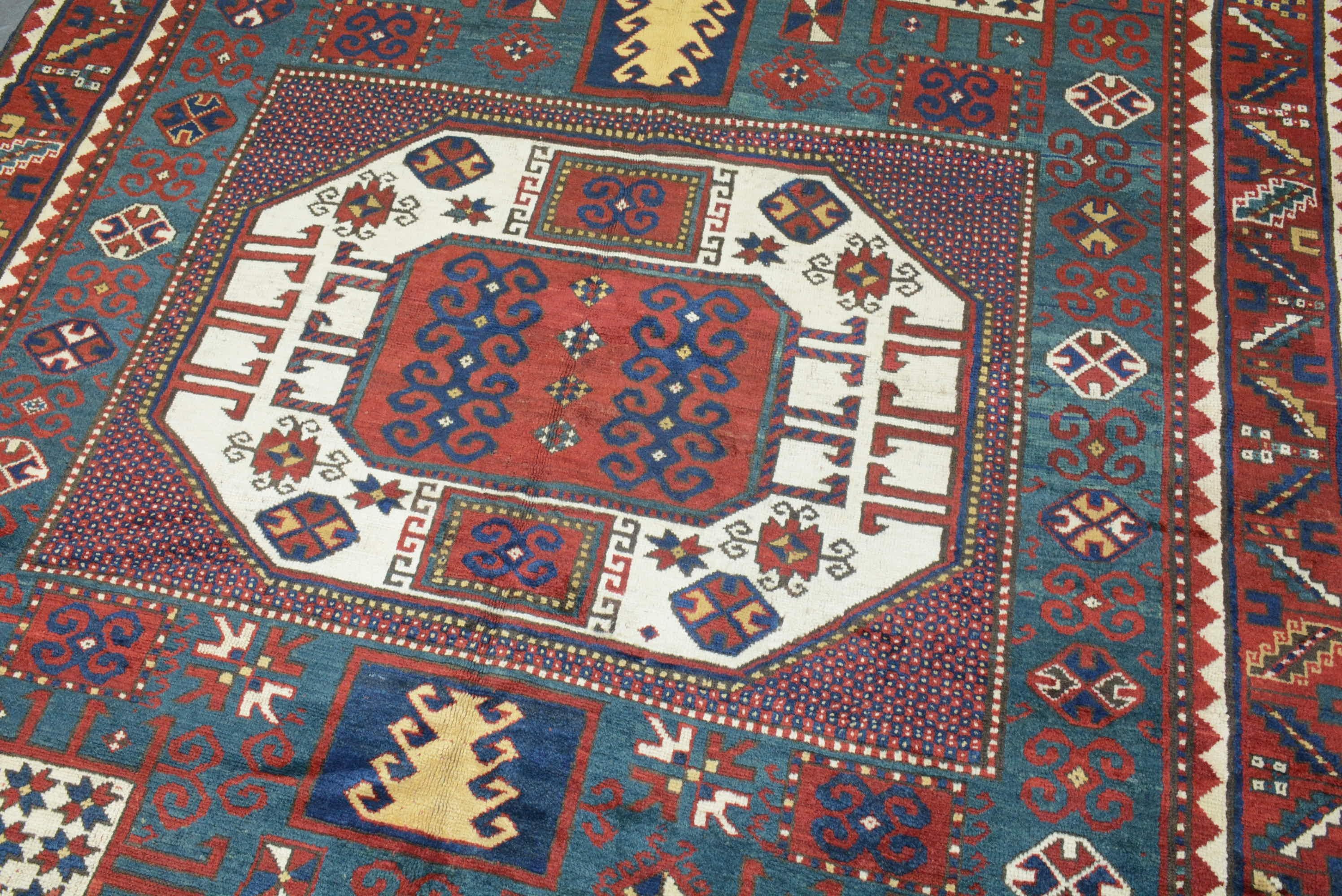 Armenian Antique Karachopf Kazak Rug For Sale