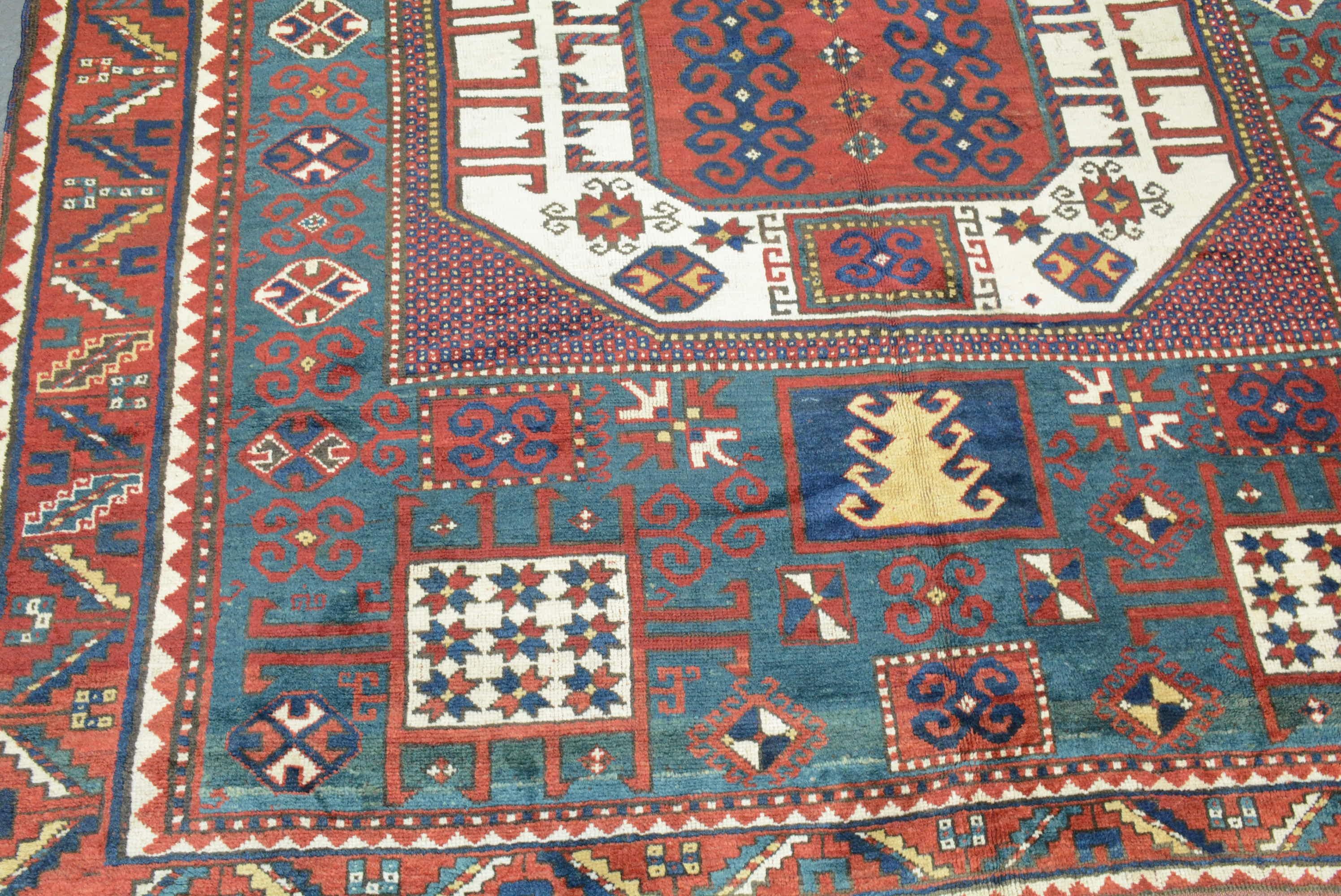 Woven Antique Karachopf Kazak Rug For Sale