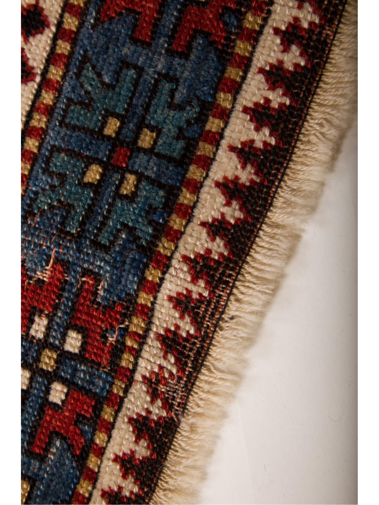 XIXe siècle Tapis ancien Karachov Kazak Karachoph Sud-Ouest Caucase Fin du 19ème siècle en vente