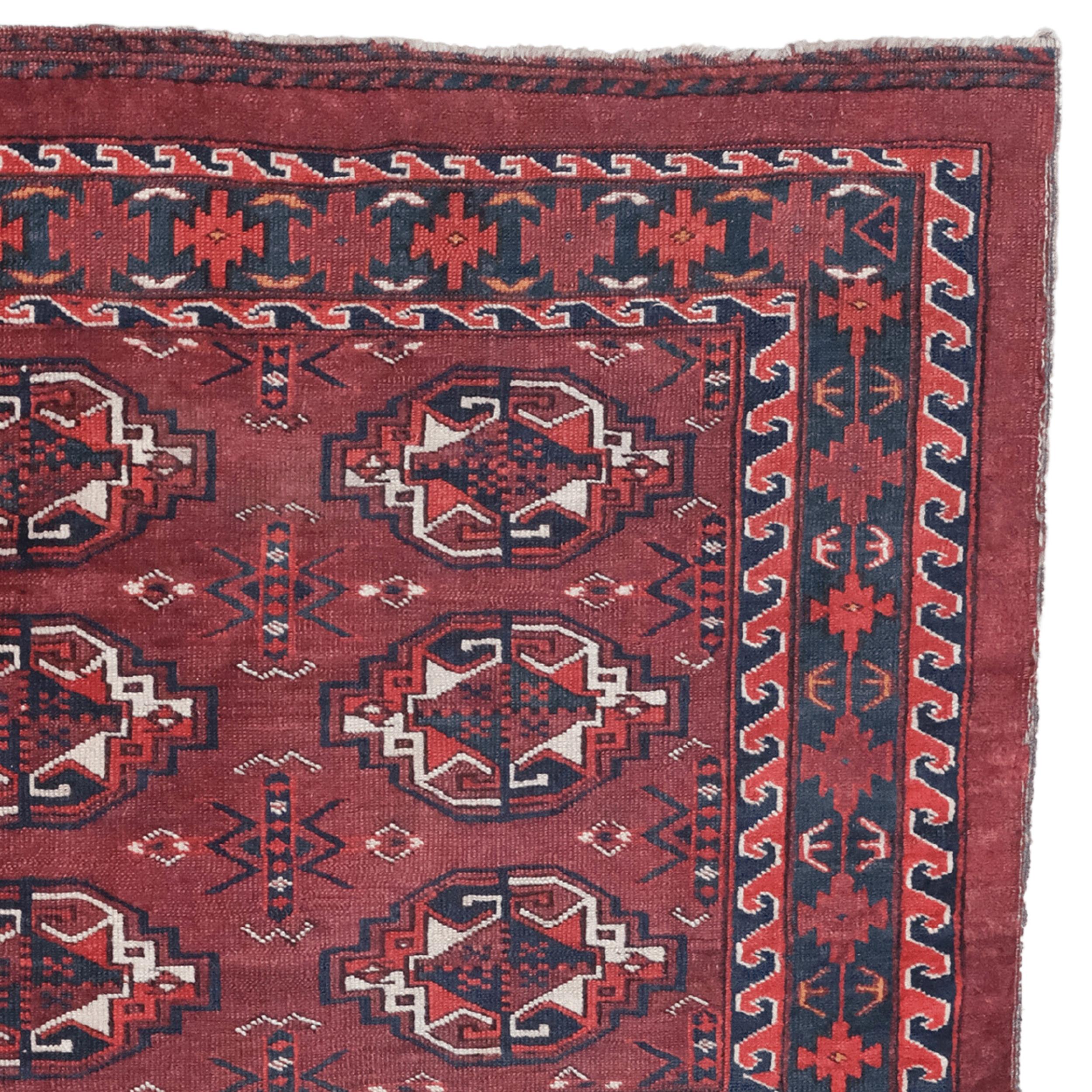 Antique chuval Karadashli - Chuval turkmène Karadashli du 19ème siècle Bon état - En vente à Sultanahmet, 34