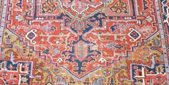 Antique Karadja Heriz Carpet with Camel Corners