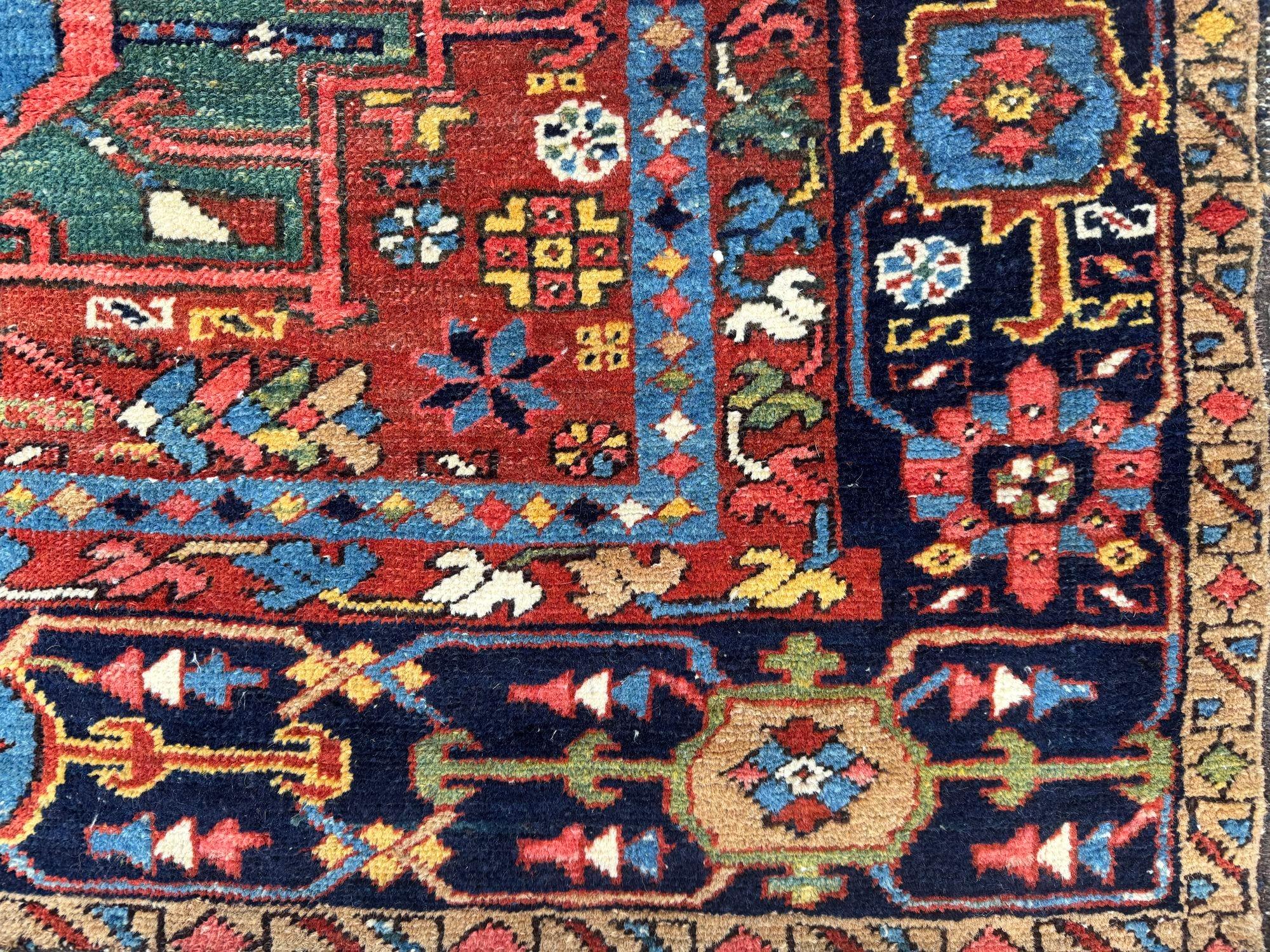 Antiker Heriz` Teppich 1,81 m x 1,44 m, antik im Angebot 2
