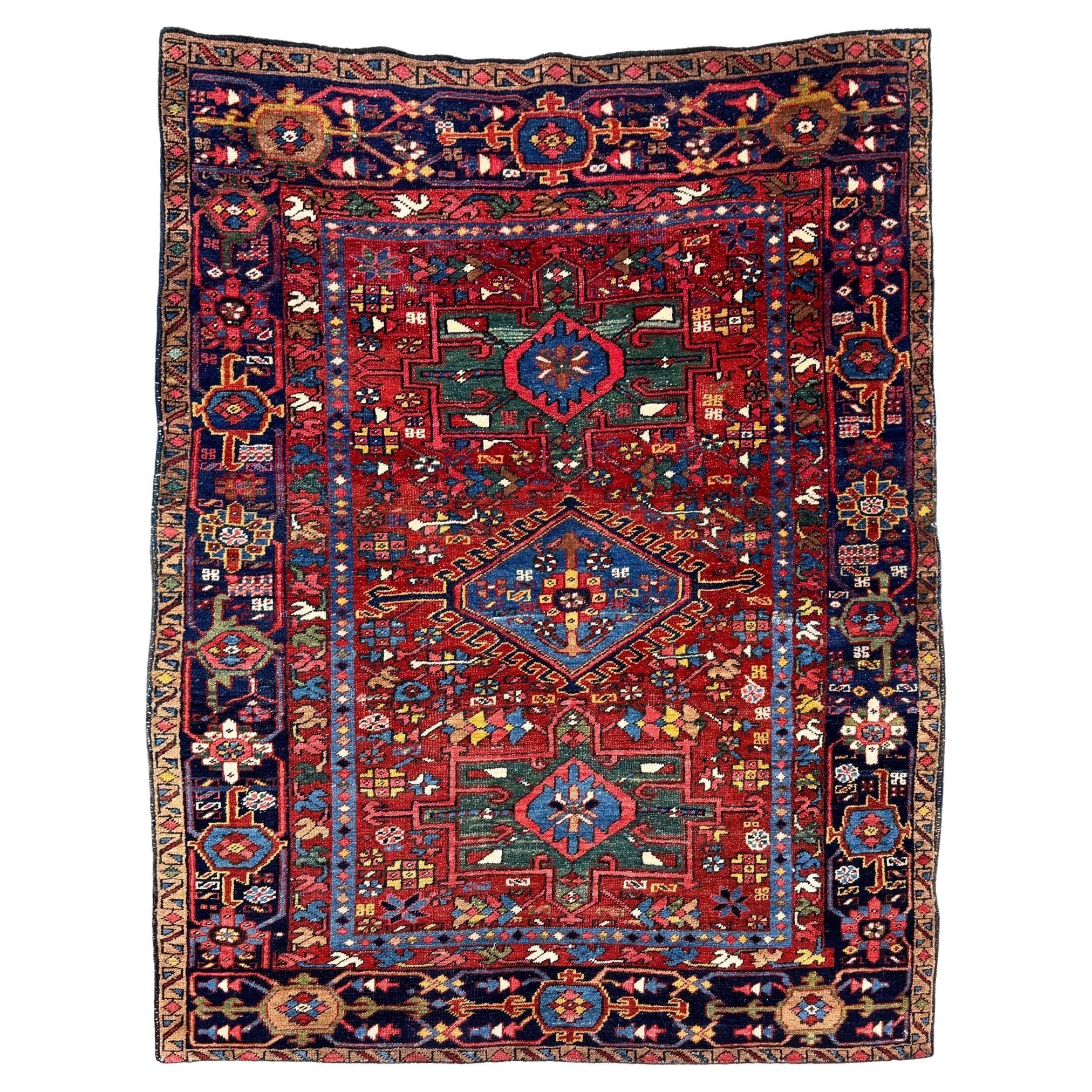 Antiker Heriz` Teppich 1,81 m x 1,44 m, antik