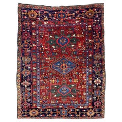 Antique Heriz` Rug 1.81m x 1.44m