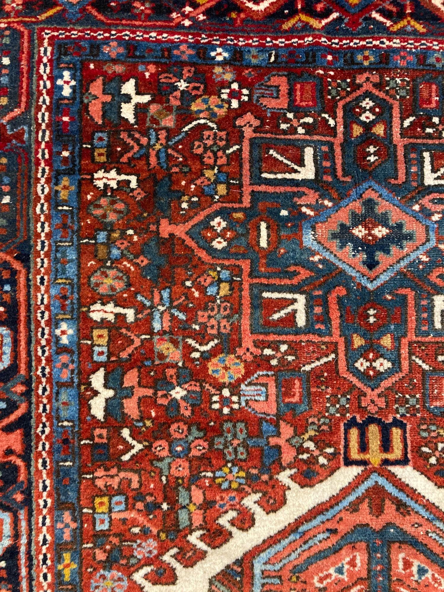 Antique Karadja Rug 1.93m x 1.41m For Sale 6