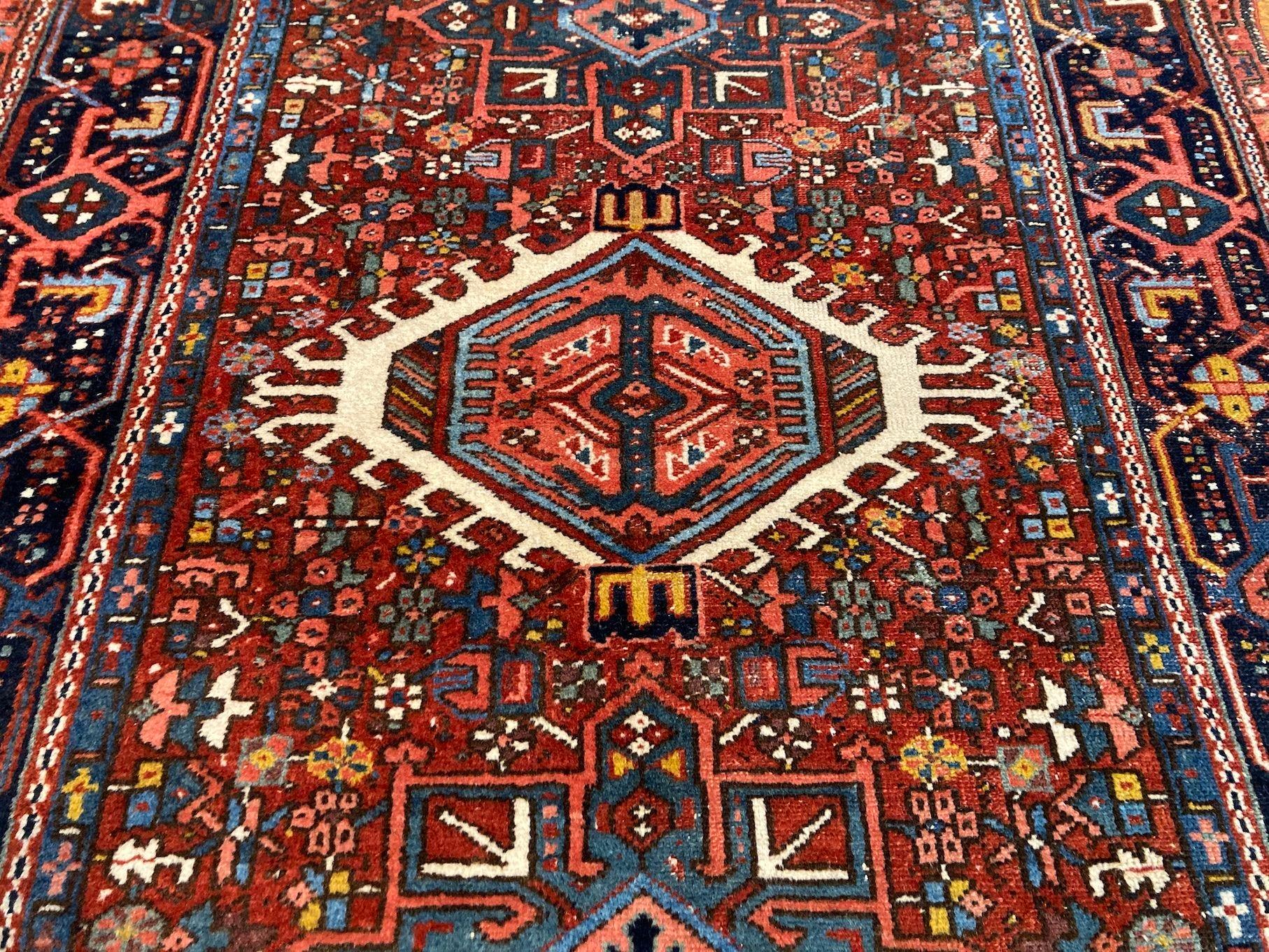 Antique Karadja Rug 1.93m x 1.41m For Sale 2