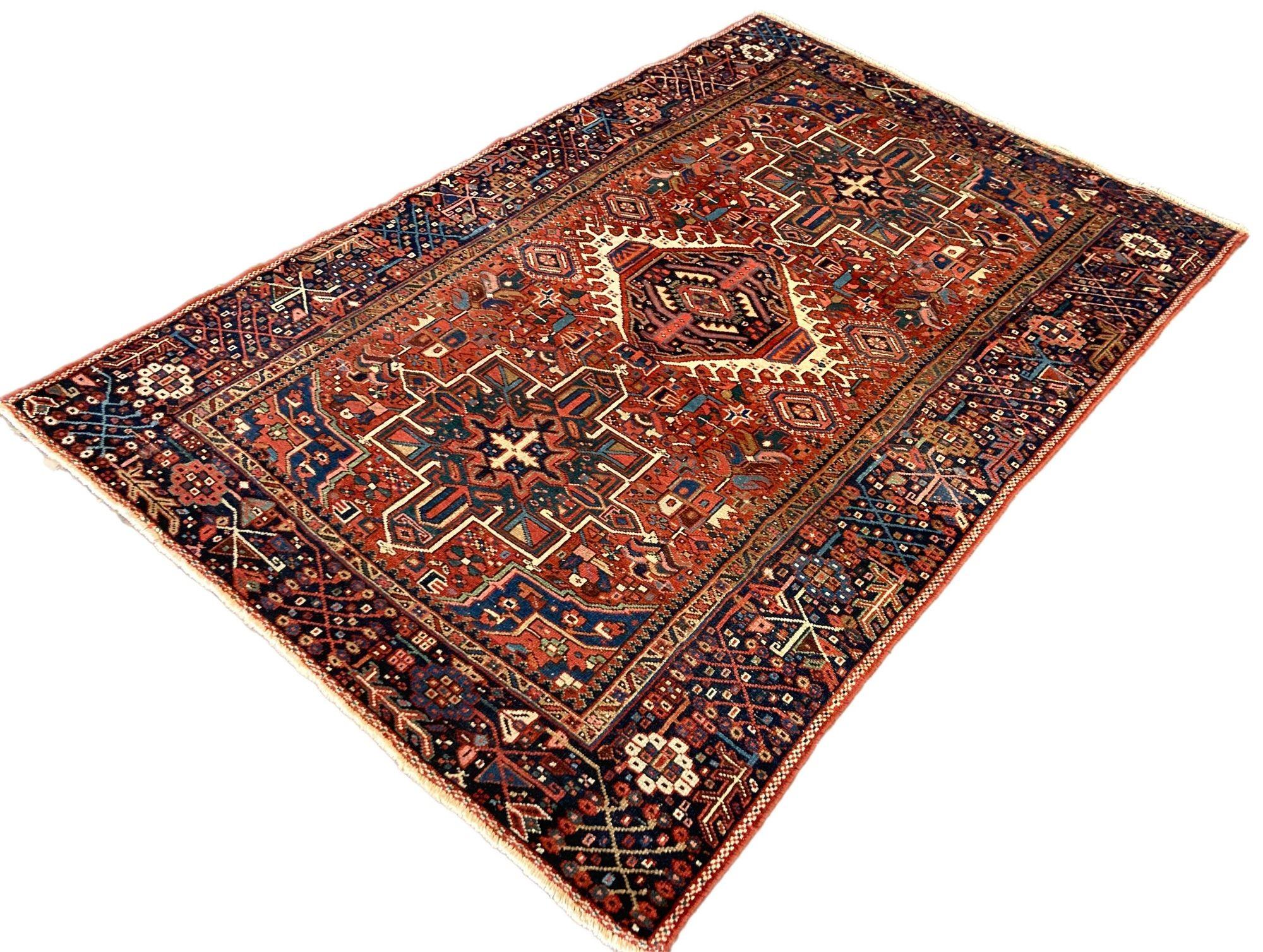 Antique Karadja Rug In Good Condition For Sale In St. Albans, GB