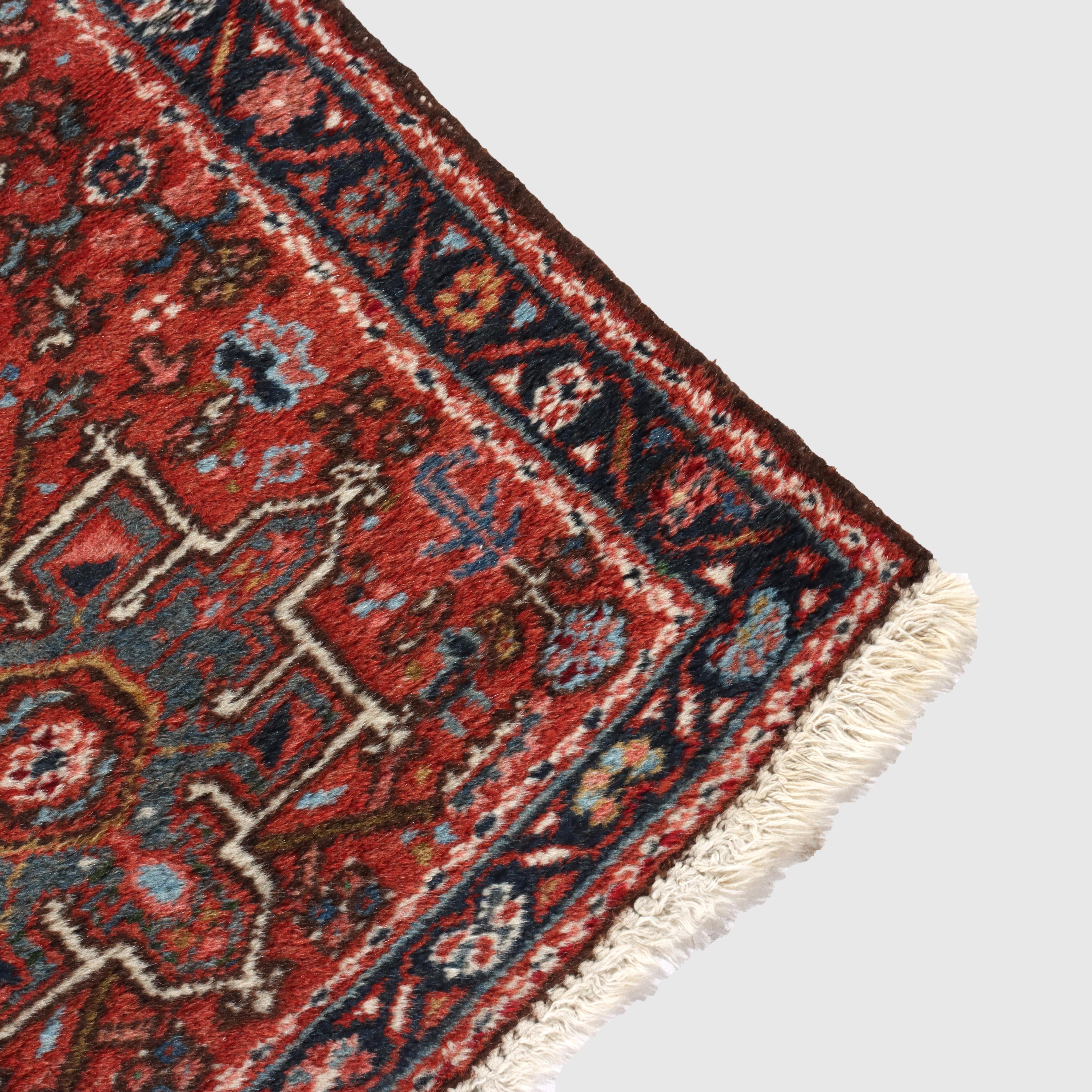 Laine Tapis ancien Karaja Persian Oriental C1930 en vente