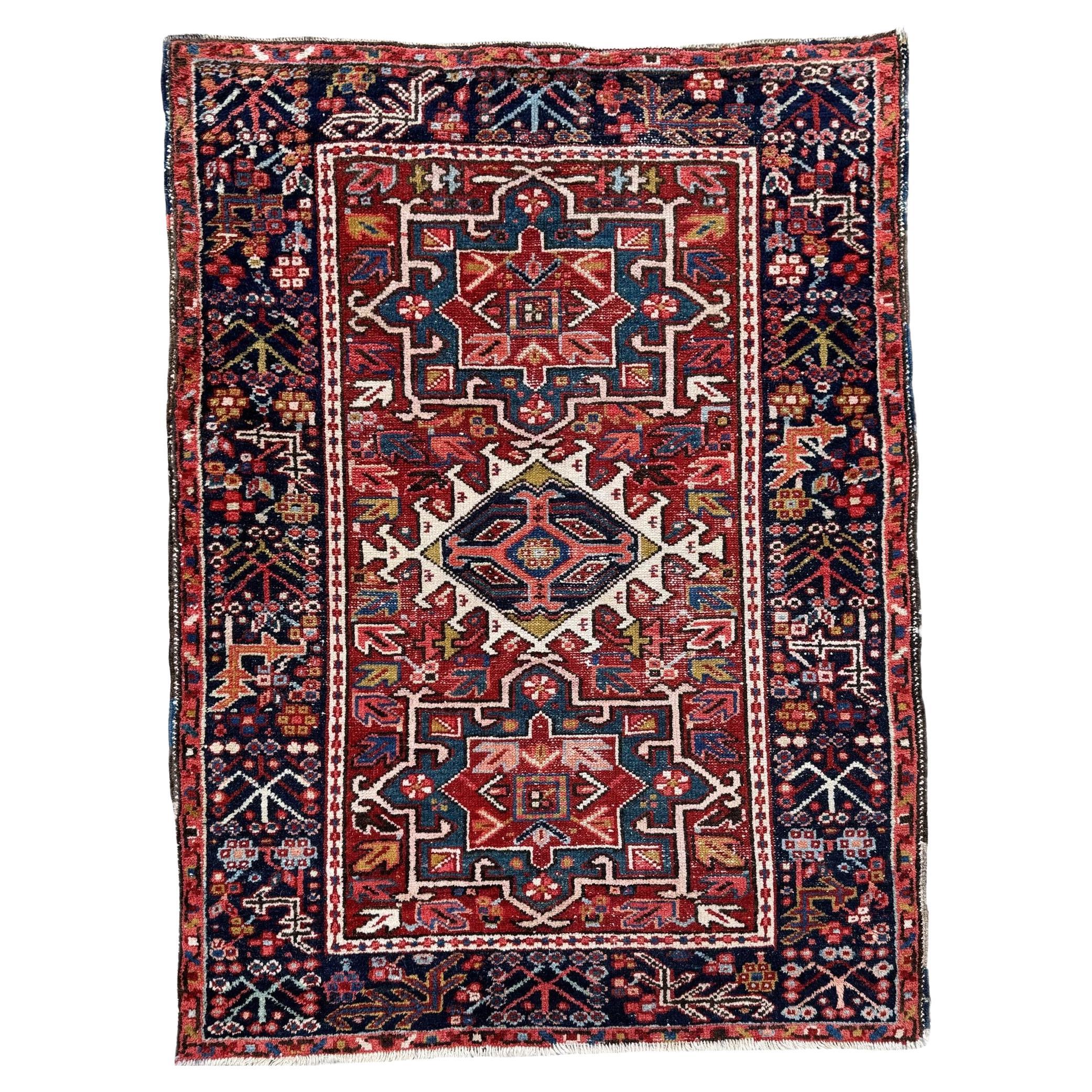 Antiker Karaja-Teppich 1,28m x 0,99m im Angebot