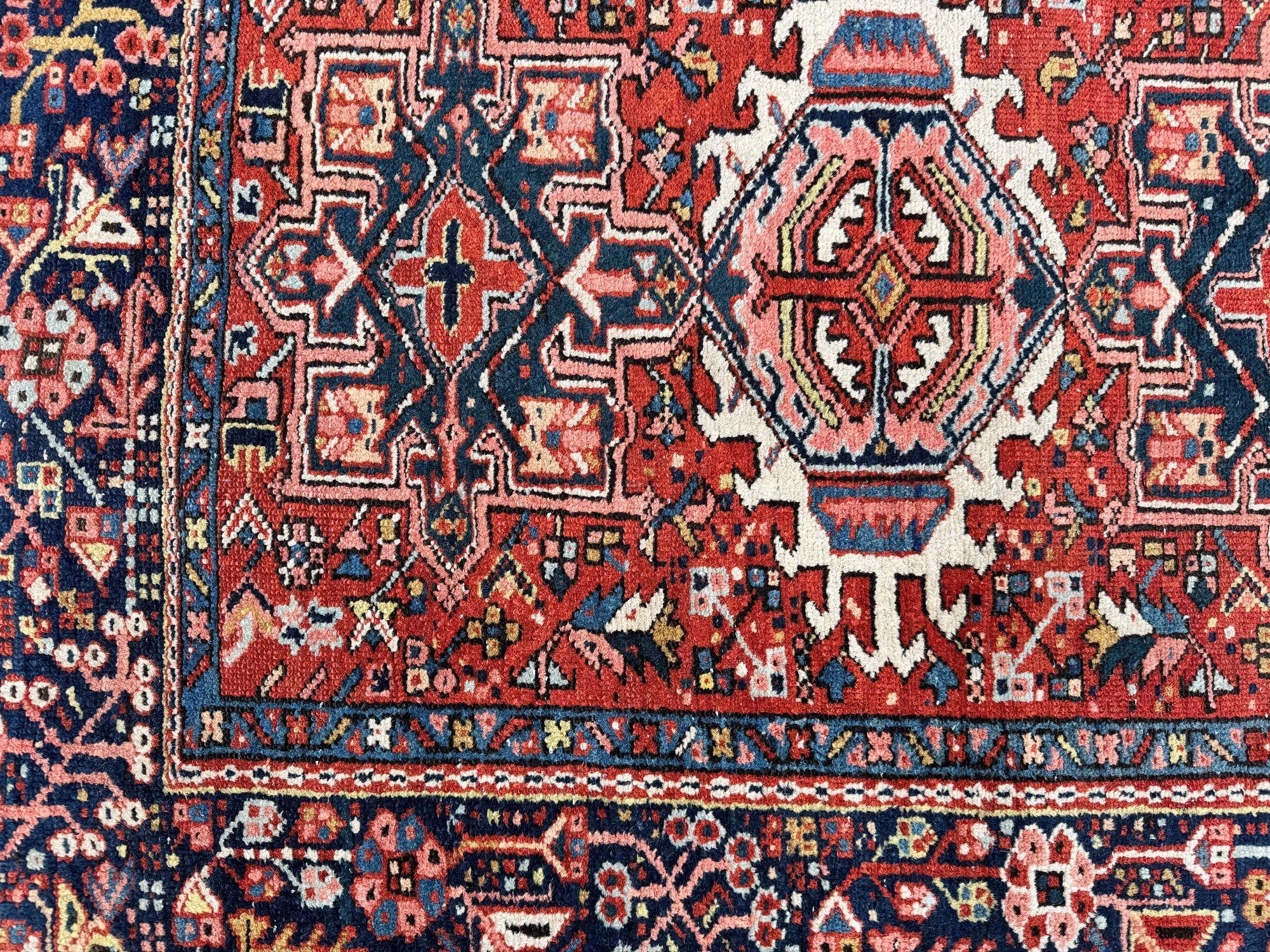 Antique Karaja Rug 1.31m x 1.13m For Sale 7