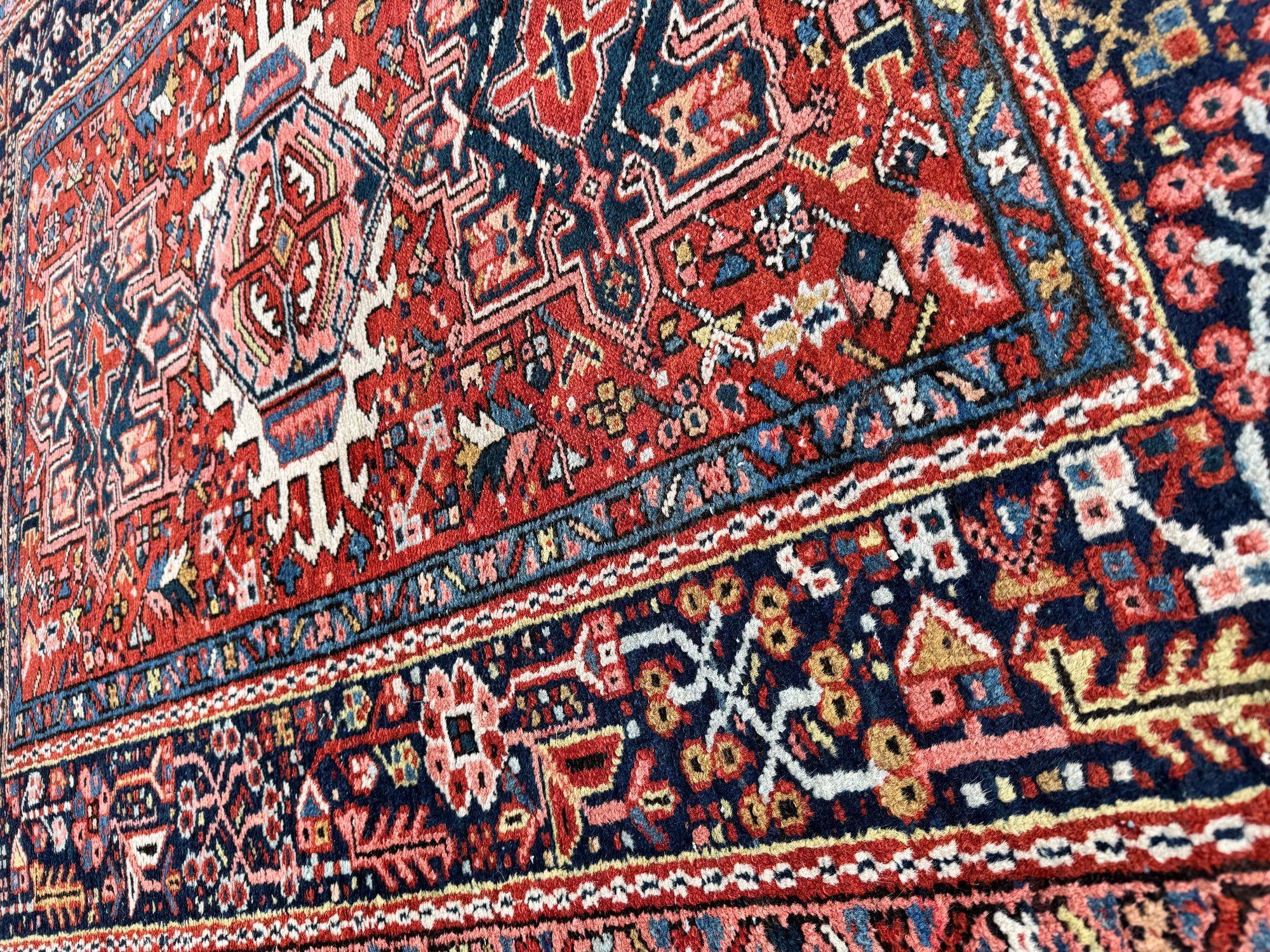 Antique Karaja Rug 1.31m x 1.13m For Sale 10