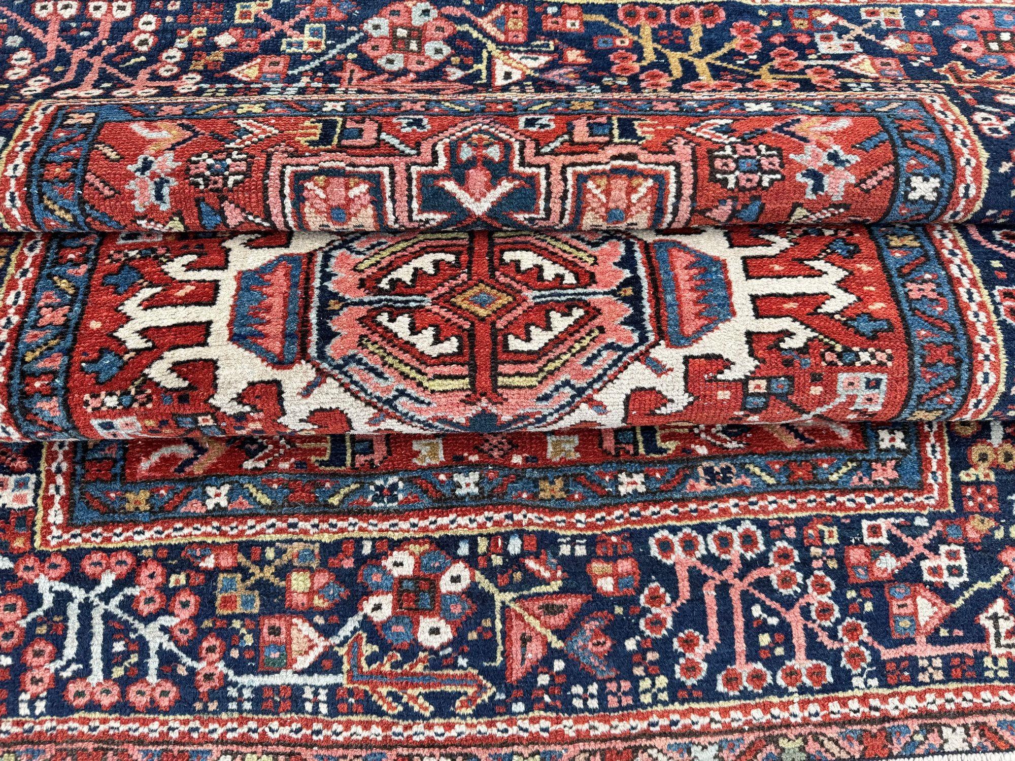 Antique Karaja Rug 1.31m x 1.13m For Sale 11