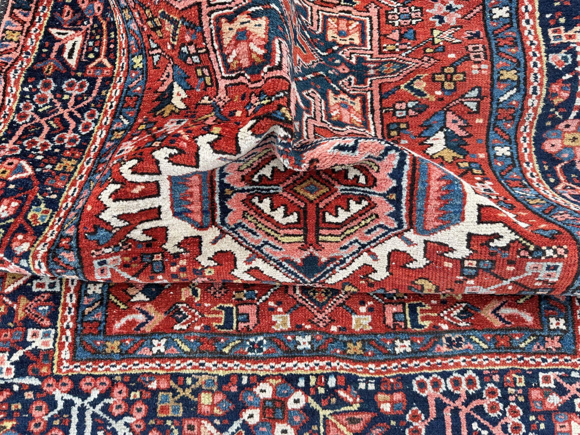 Antique Karaja Rug 1.31m x 1.13m For Sale 12