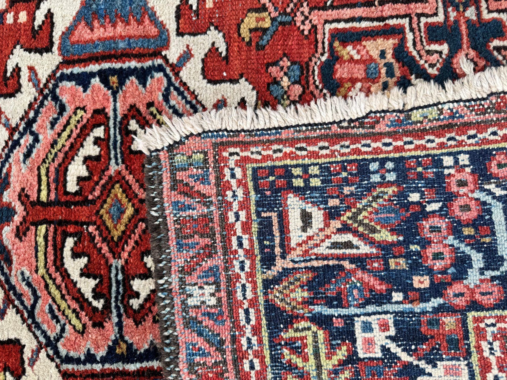 Antique Karaja Rug 1.31m x 1.13m For Sale 13