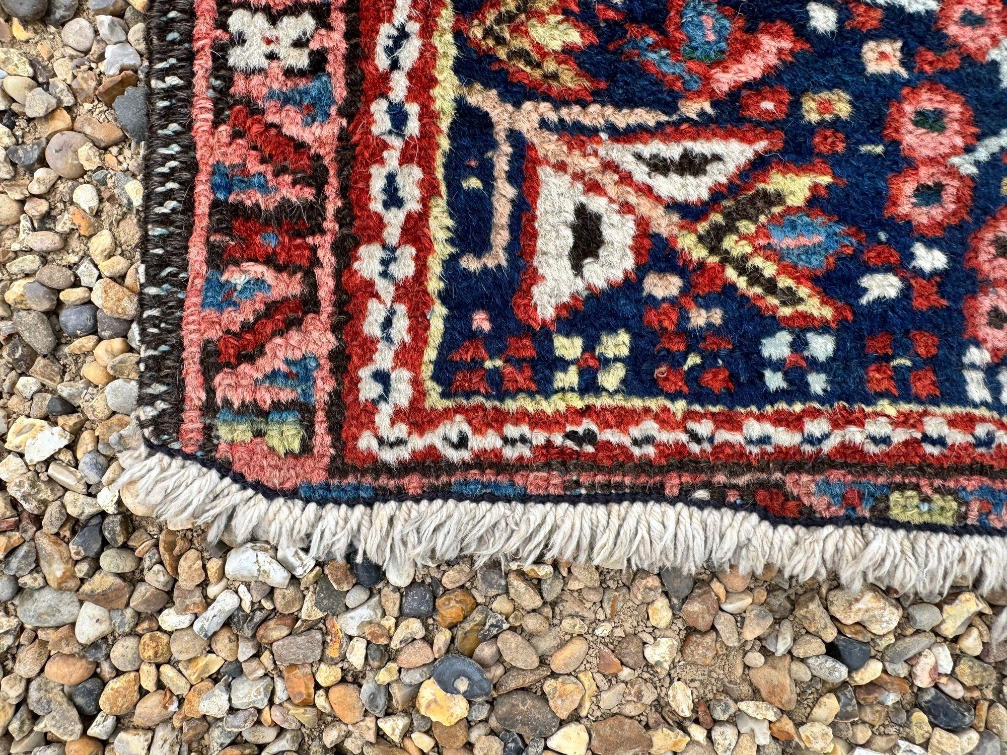 Antique Karaja Rug 1.31m x 1.13m For Sale 14
