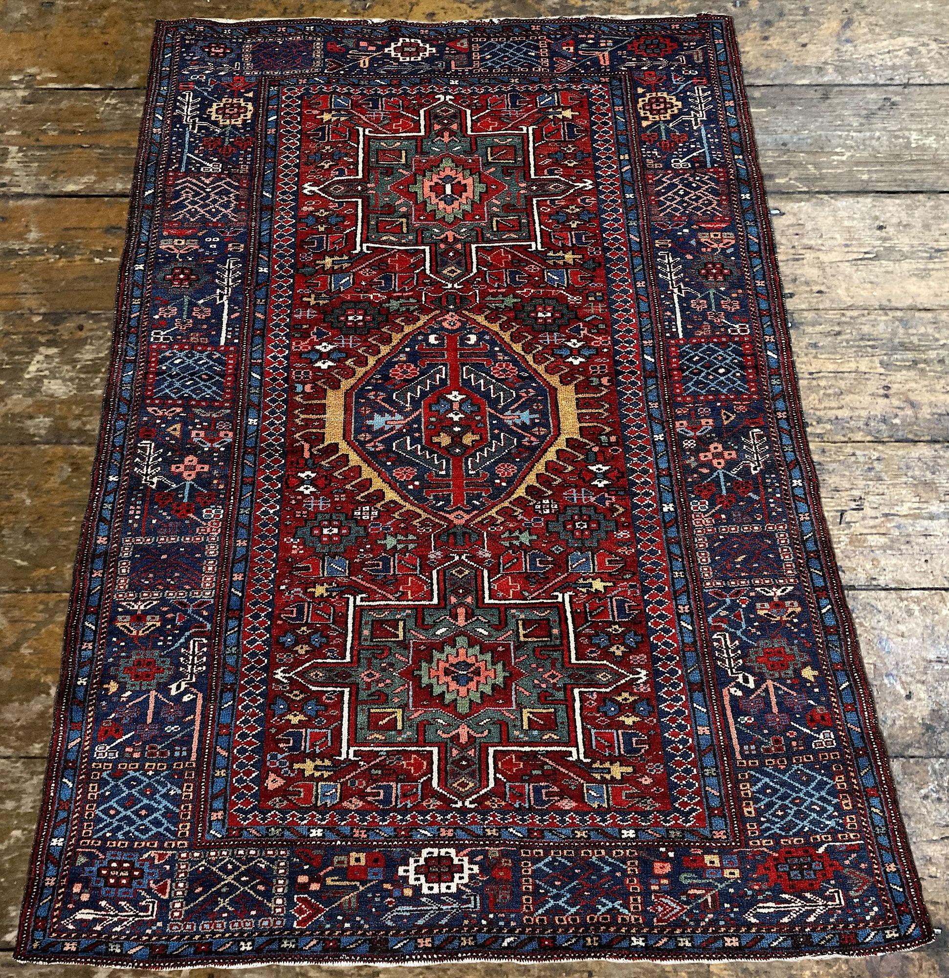 Inizio XX secolo Tappeto antico Karaja 1,91 m x 1,30 m in vendita