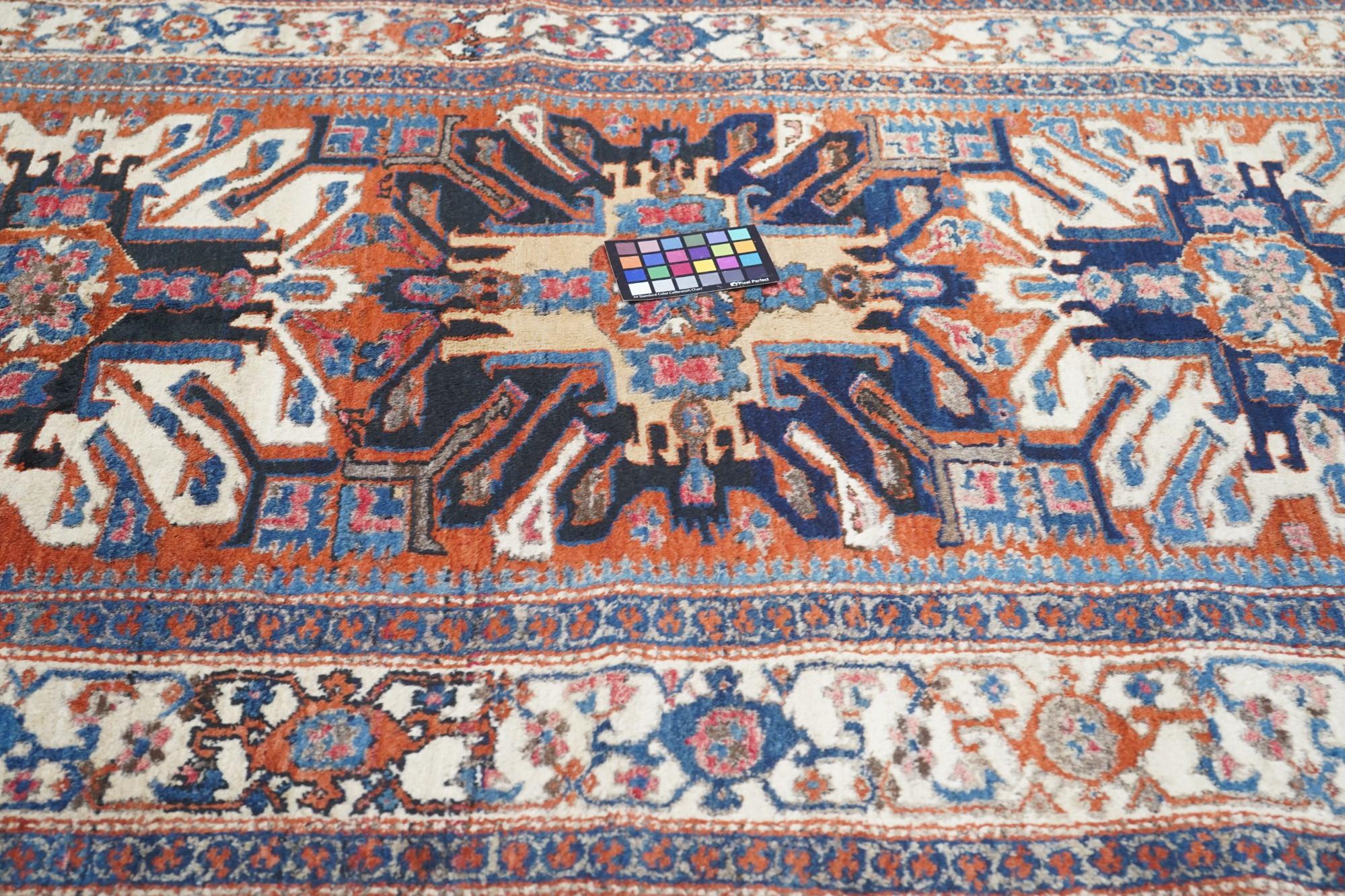 Antiker Karajeh-Gewebe-Teppich 4'5'' x 7'5'' im Angebot 4