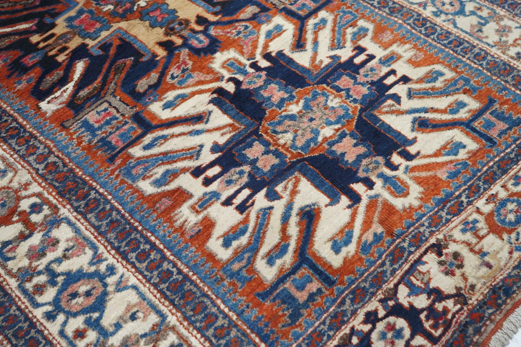 Antique Karajeh Heriz Rug For Sale 1