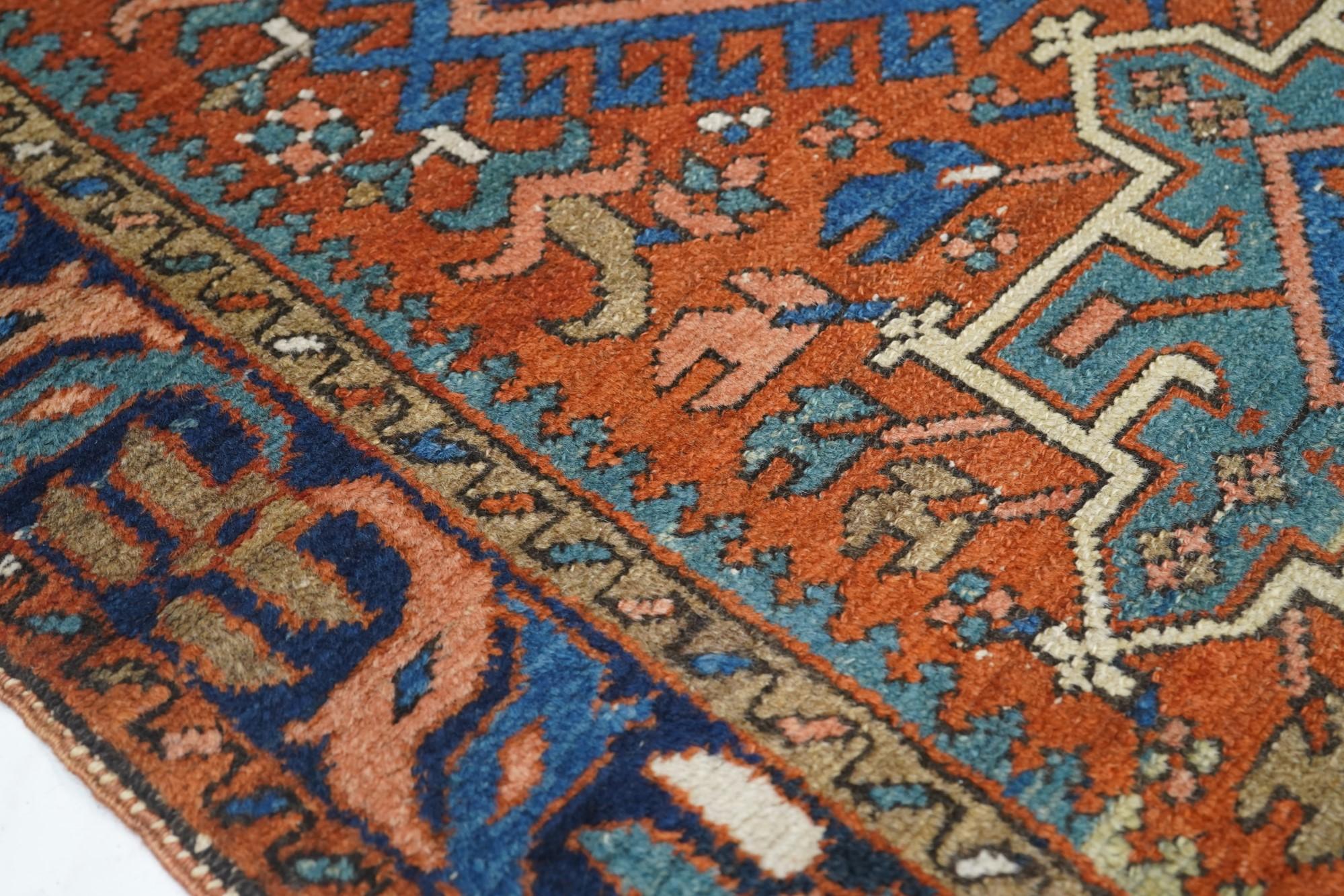 Antique Karajeh Rug In Excellent Condition For Sale In New York, NY