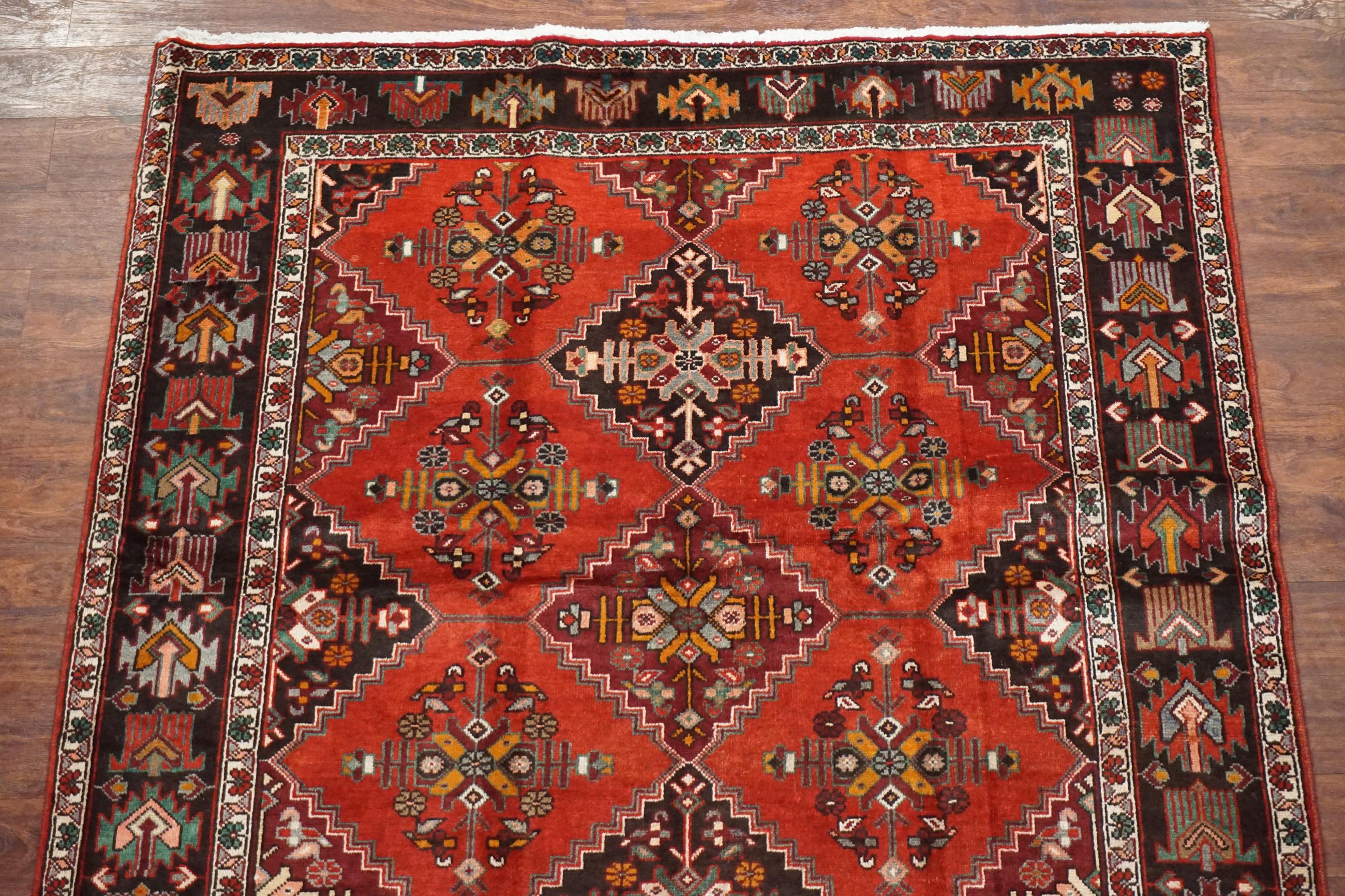 Hand-Knotted Antique Karajeh Sarab, circa 1930 For Sale