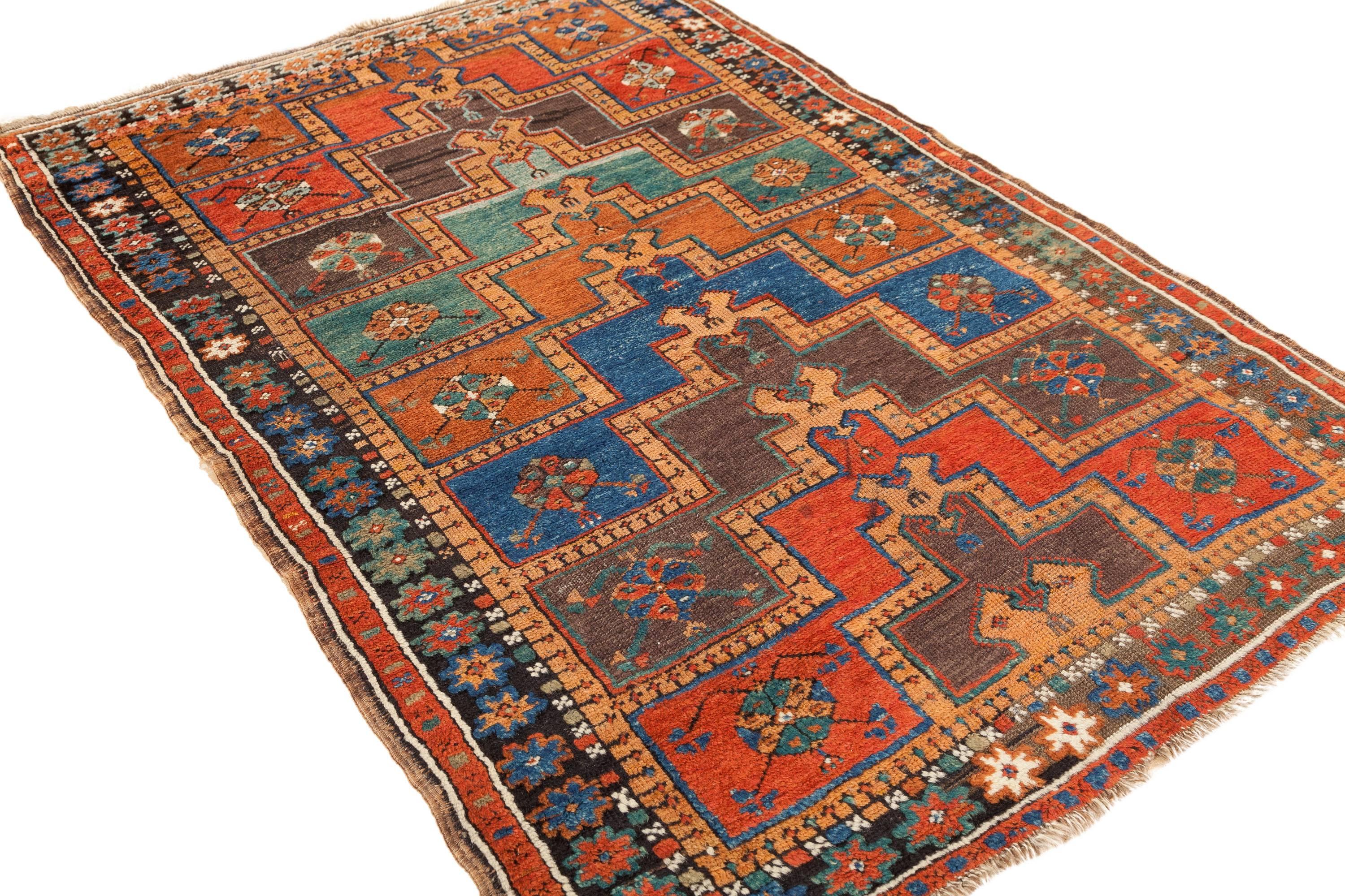 A Karapinar stepped arch prayer rug from Central Anatolia, dating to the mid-19th century. A most collectible example.
