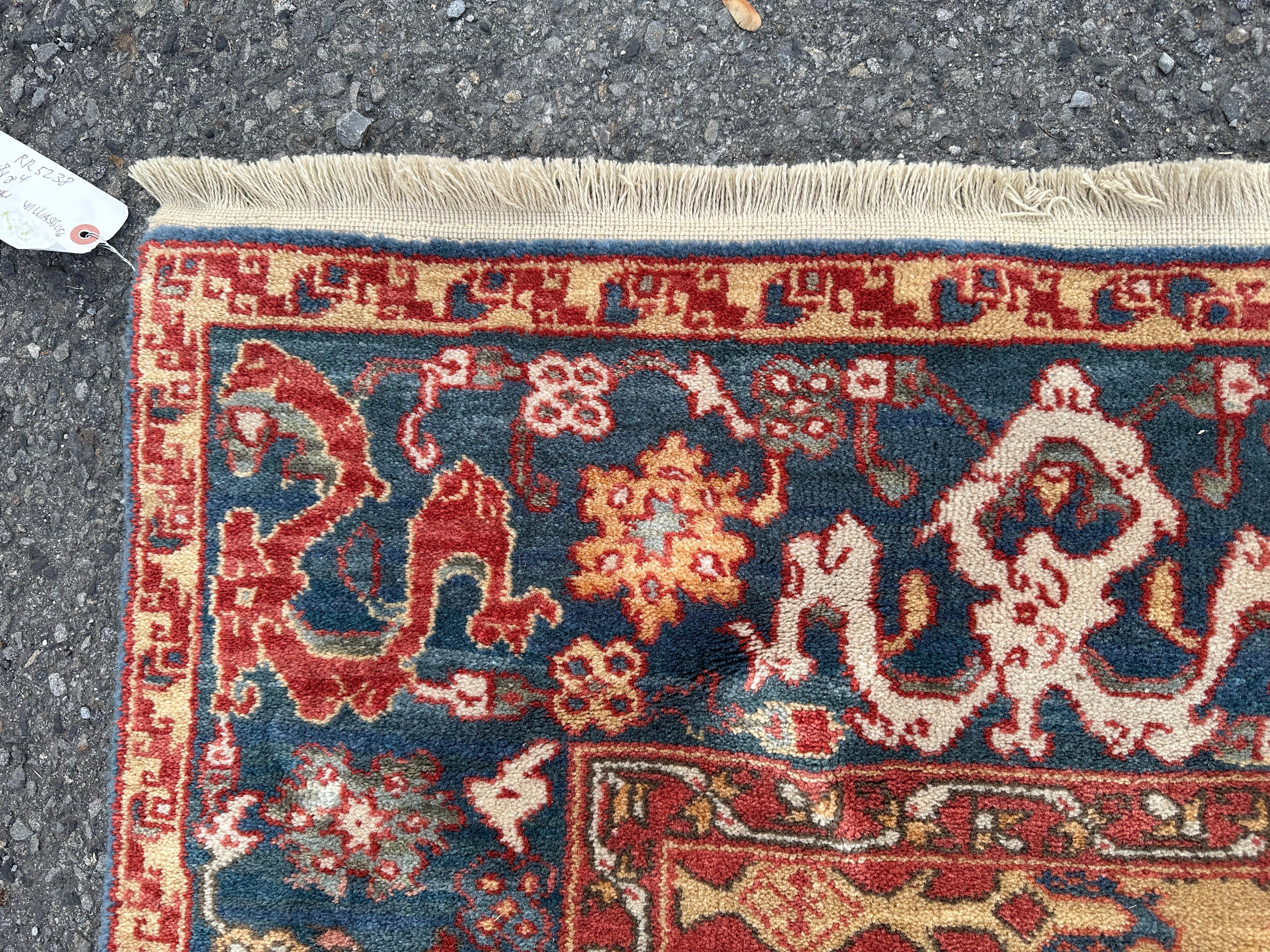 Turco Tappeto Karastan antico con design turco Ushak - RR5238 in vendita