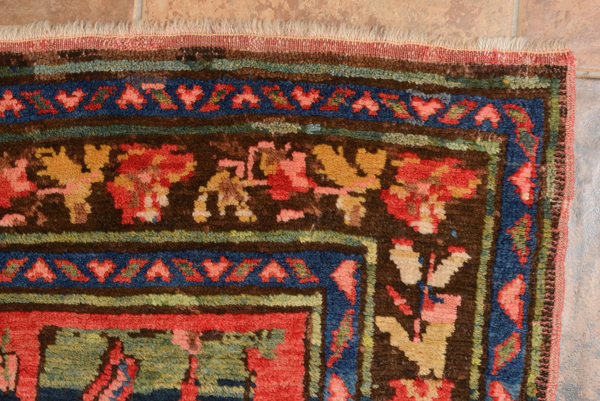 Antique Karebagh or Garebagh Caucasian Carpet For Sale 3