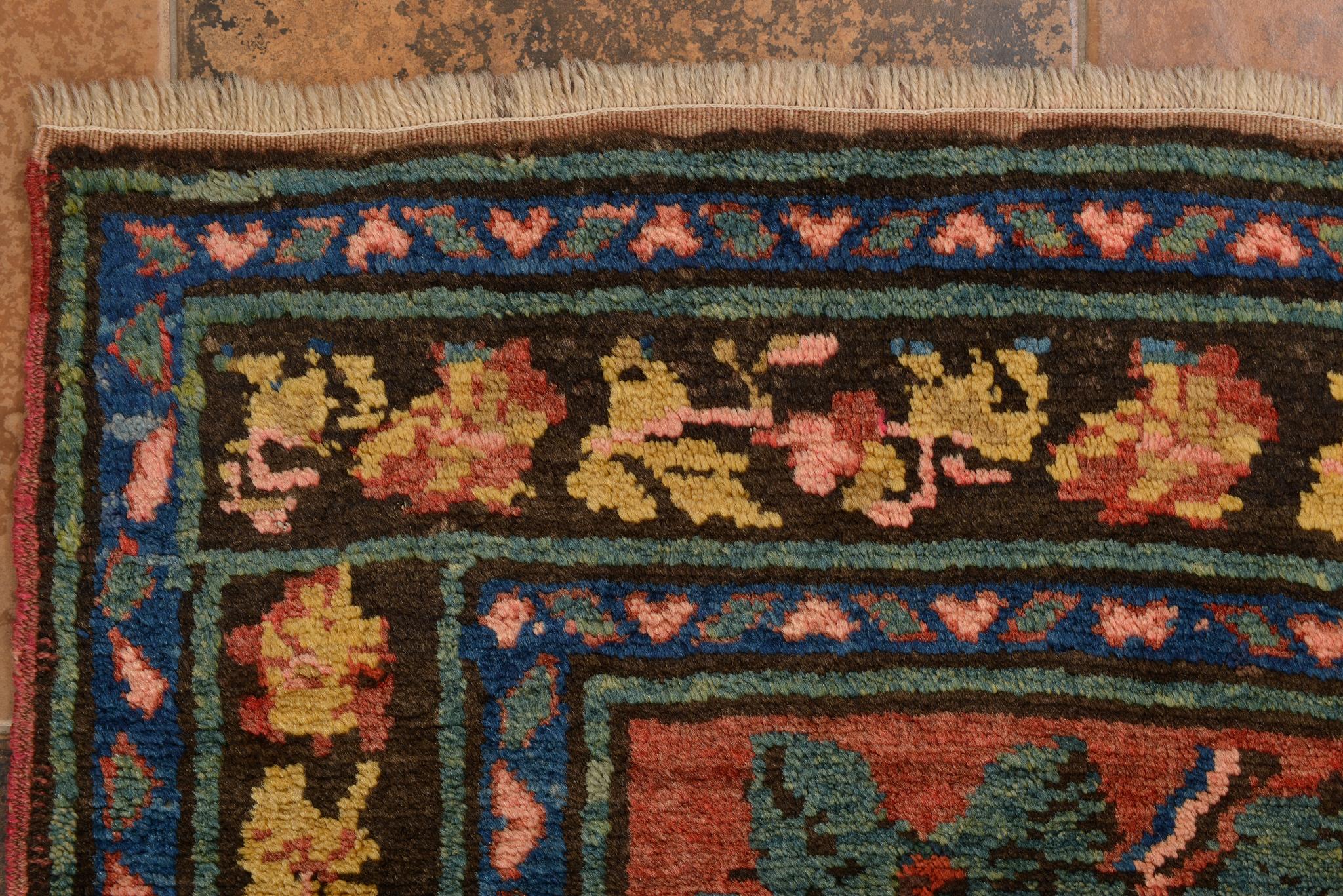 Wool Antique Karebagh or Garebagh Caucasian Carpet For Sale