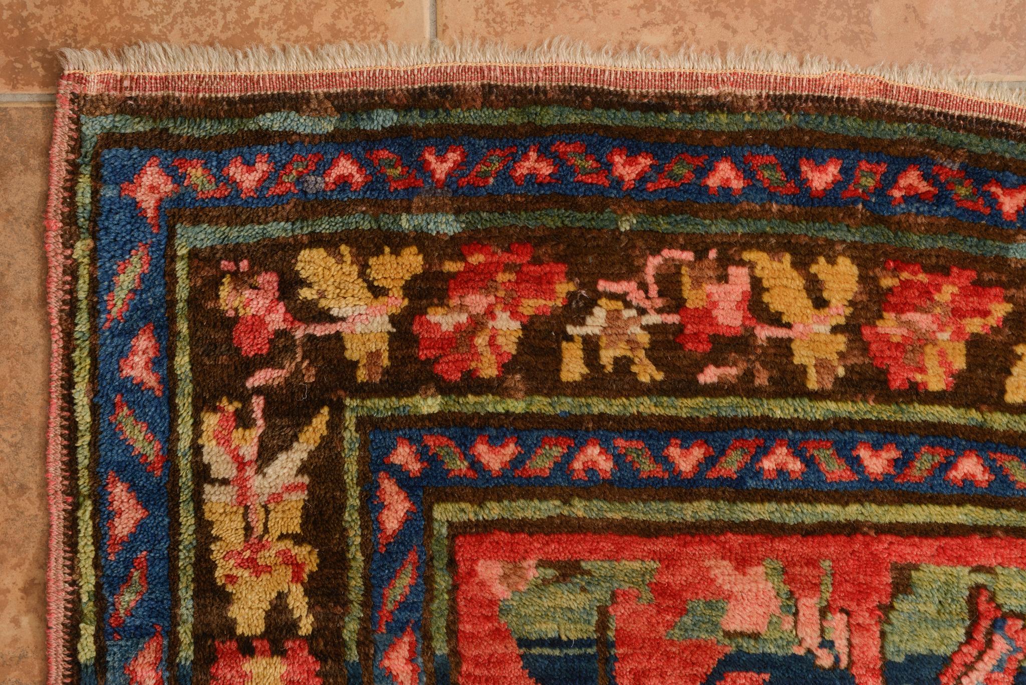 Antique Karebagh or Garebagh Caucasian Carpet For Sale 2