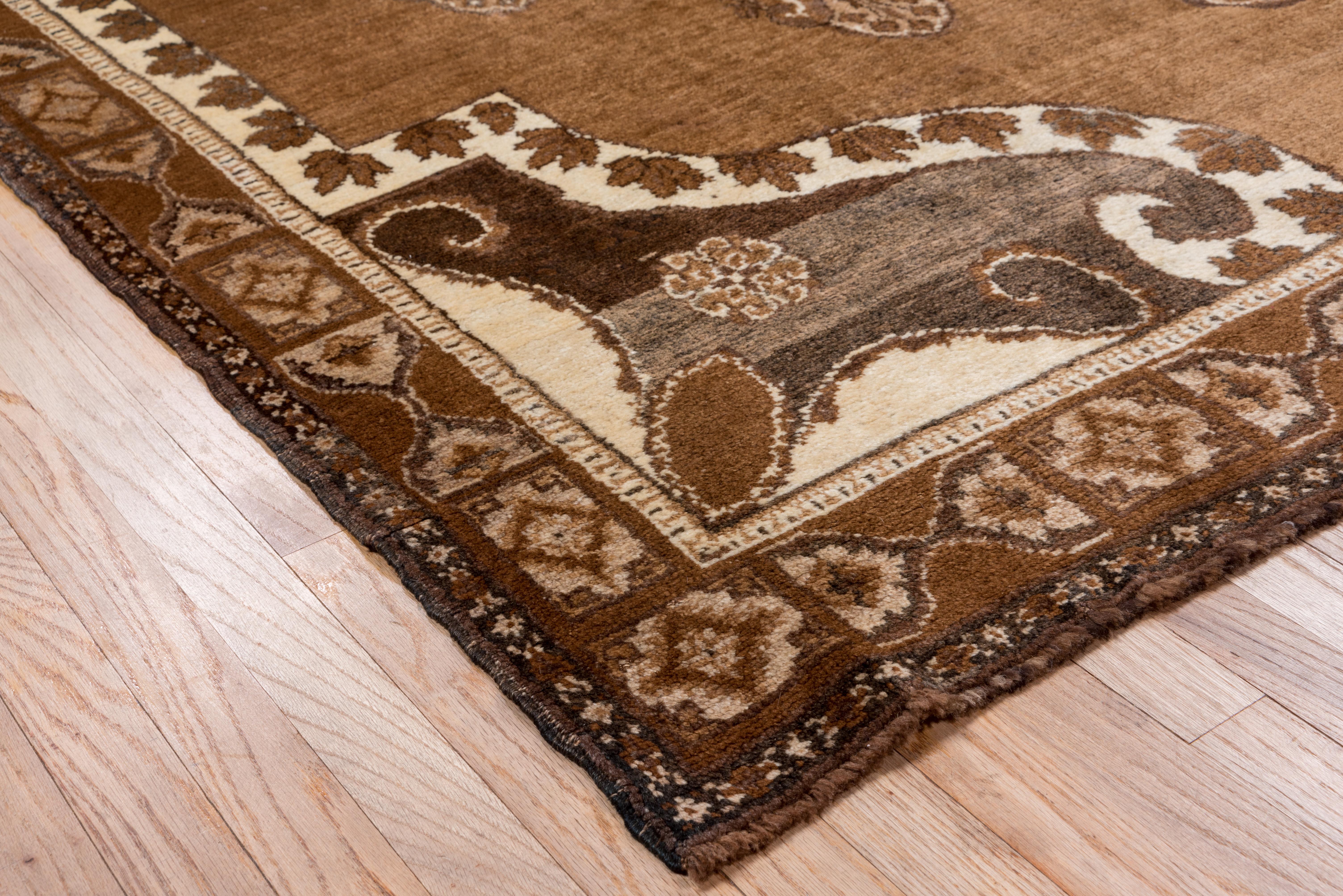 Antique Kars Carpet, Brown Tones In Good Condition In New York, NY