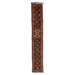 Antique Kars Rug Burnt Orange with Cross Pattern