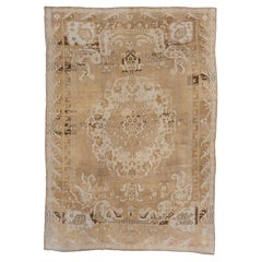 Antique Kars Rug with Detailed Borders in Earthy Tones