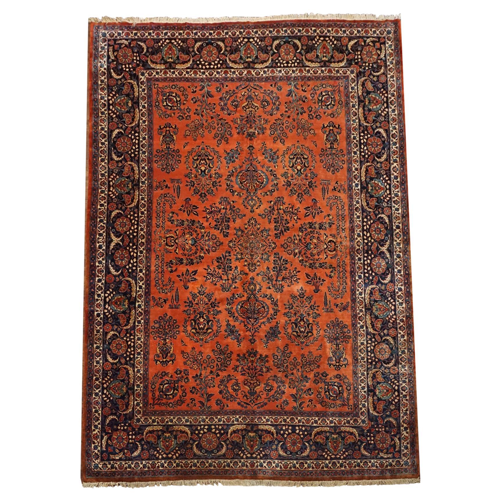 19th Century Kashan Rug For Sale at 1stDibs kashan rugs for sale