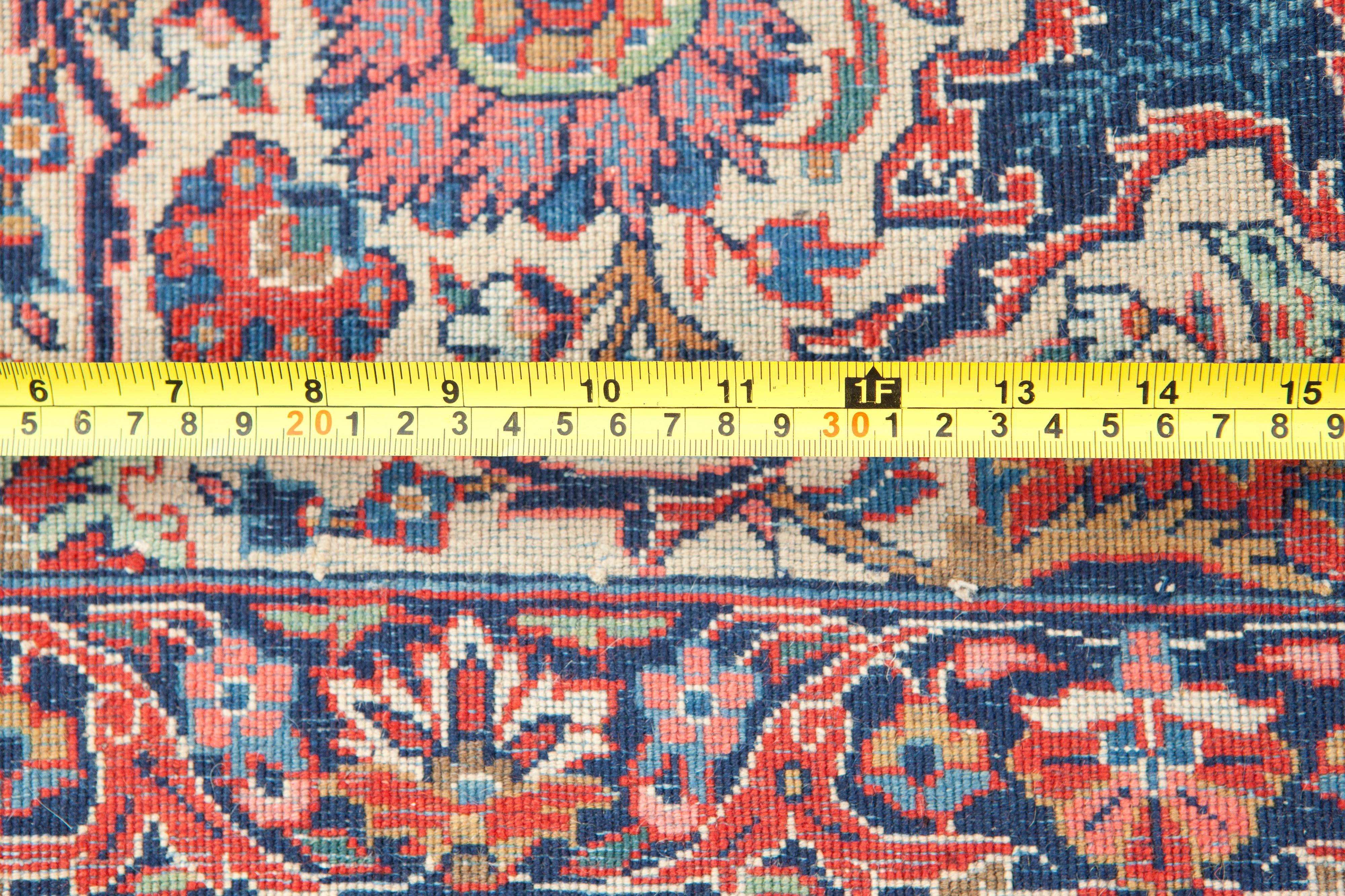 Antiker Kashan Dabir Teppich 364x271cm (Gewebt) im Angebot