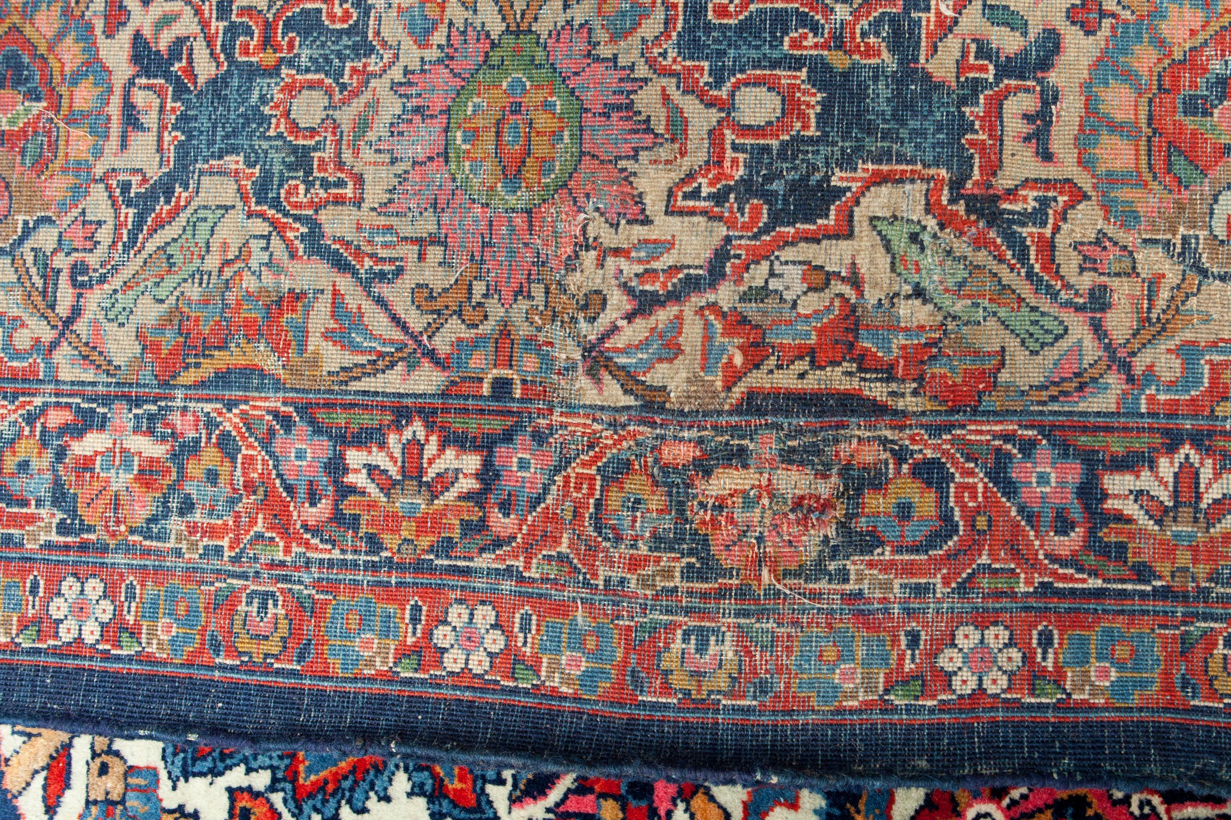 Antiker Kashan Dabir Teppich 364x271cm (20. Jahrhundert) im Angebot