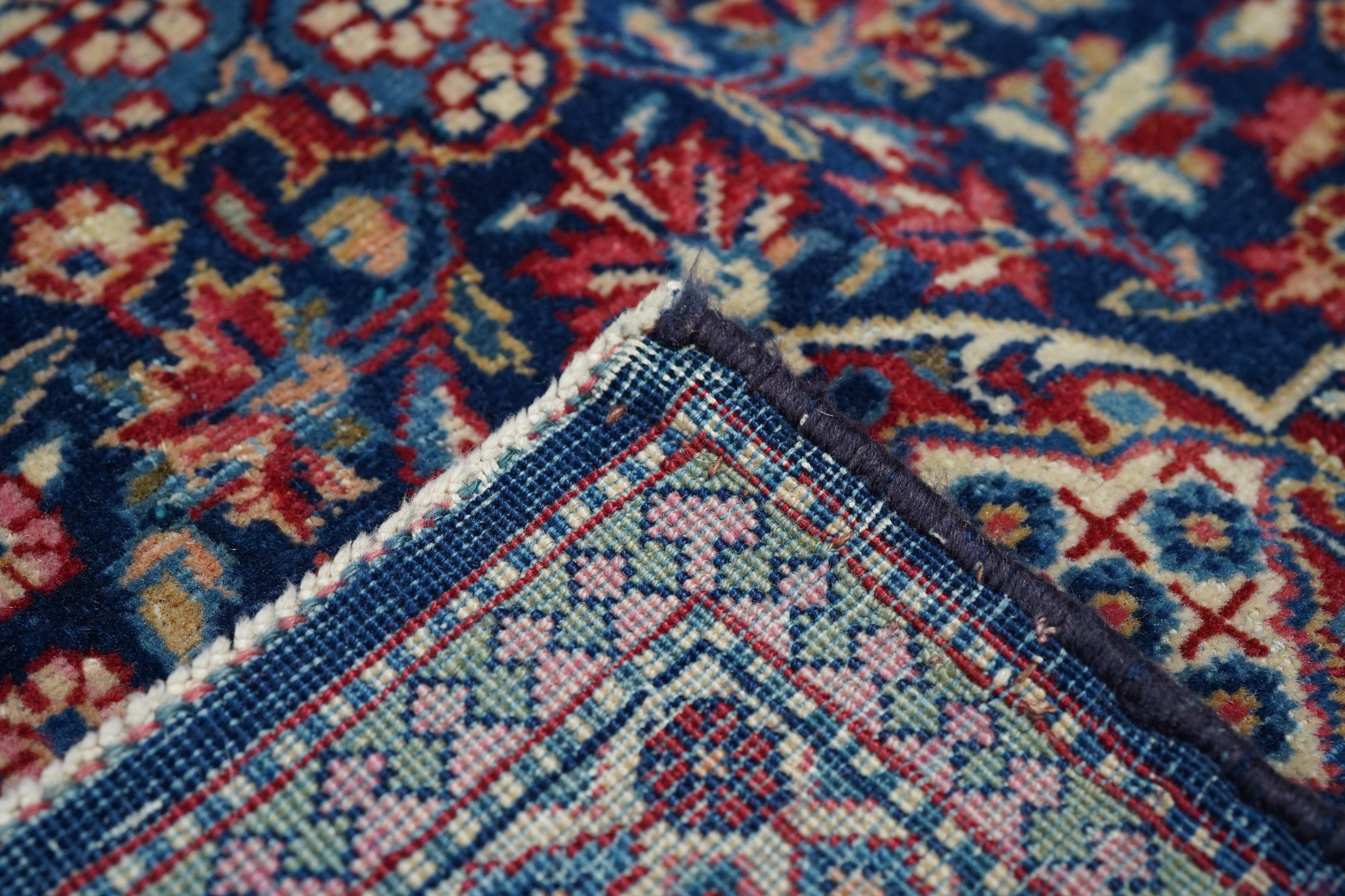 Tapis Kashan Dabir ancien de 4'4'' x 6'8'' en vente 4