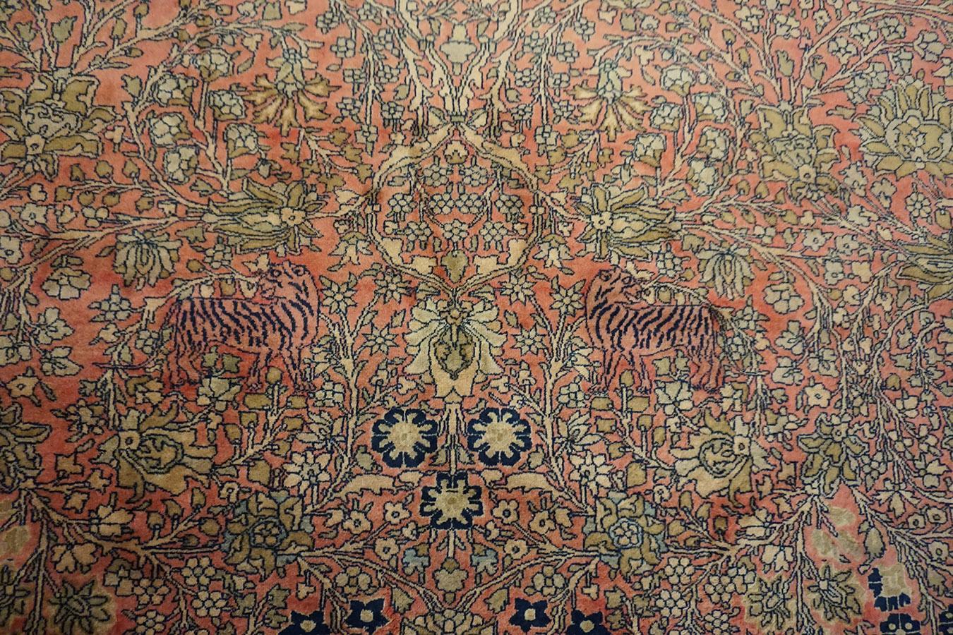 Tappeto persiano Mohtasham Kashan del XIX secolo in vendita 6